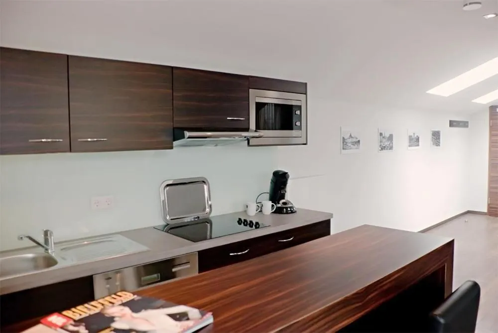 Kitchen or kitchenette in Boardinghouse Bielefeld