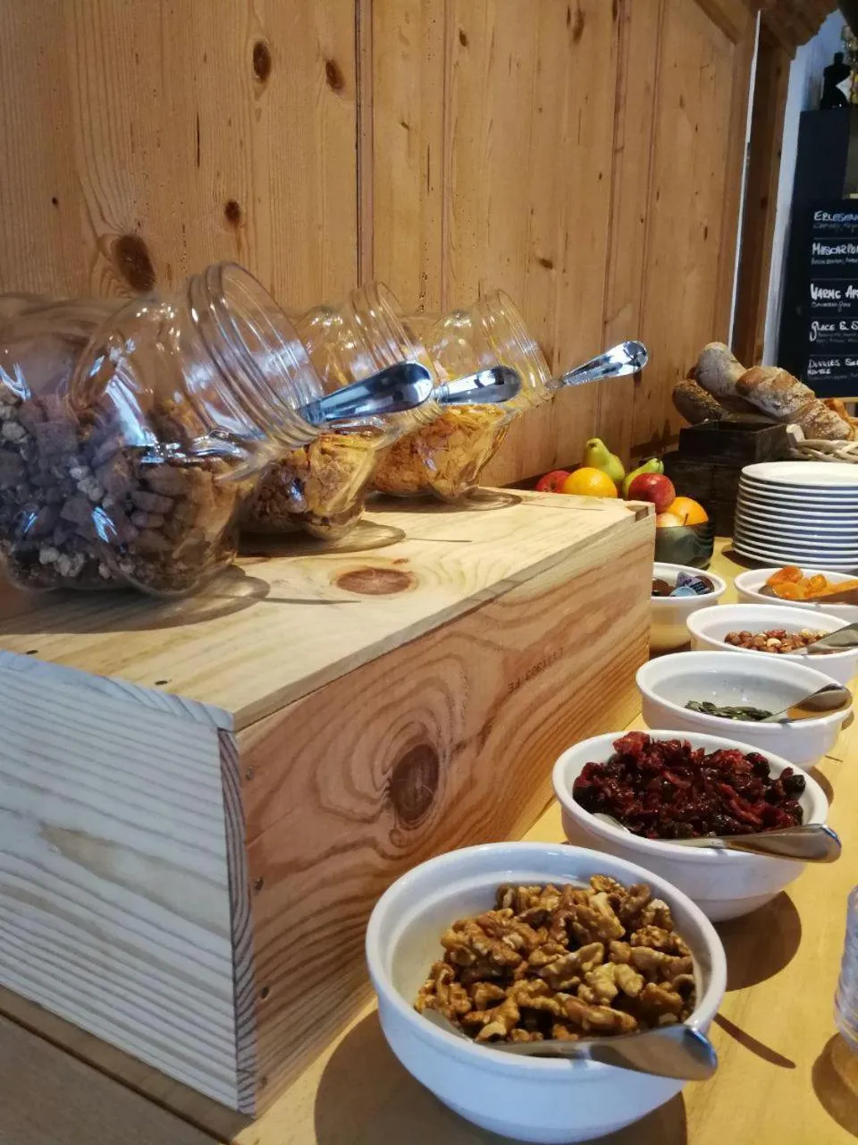 Breakfast in Hotel Restaurant Chesa