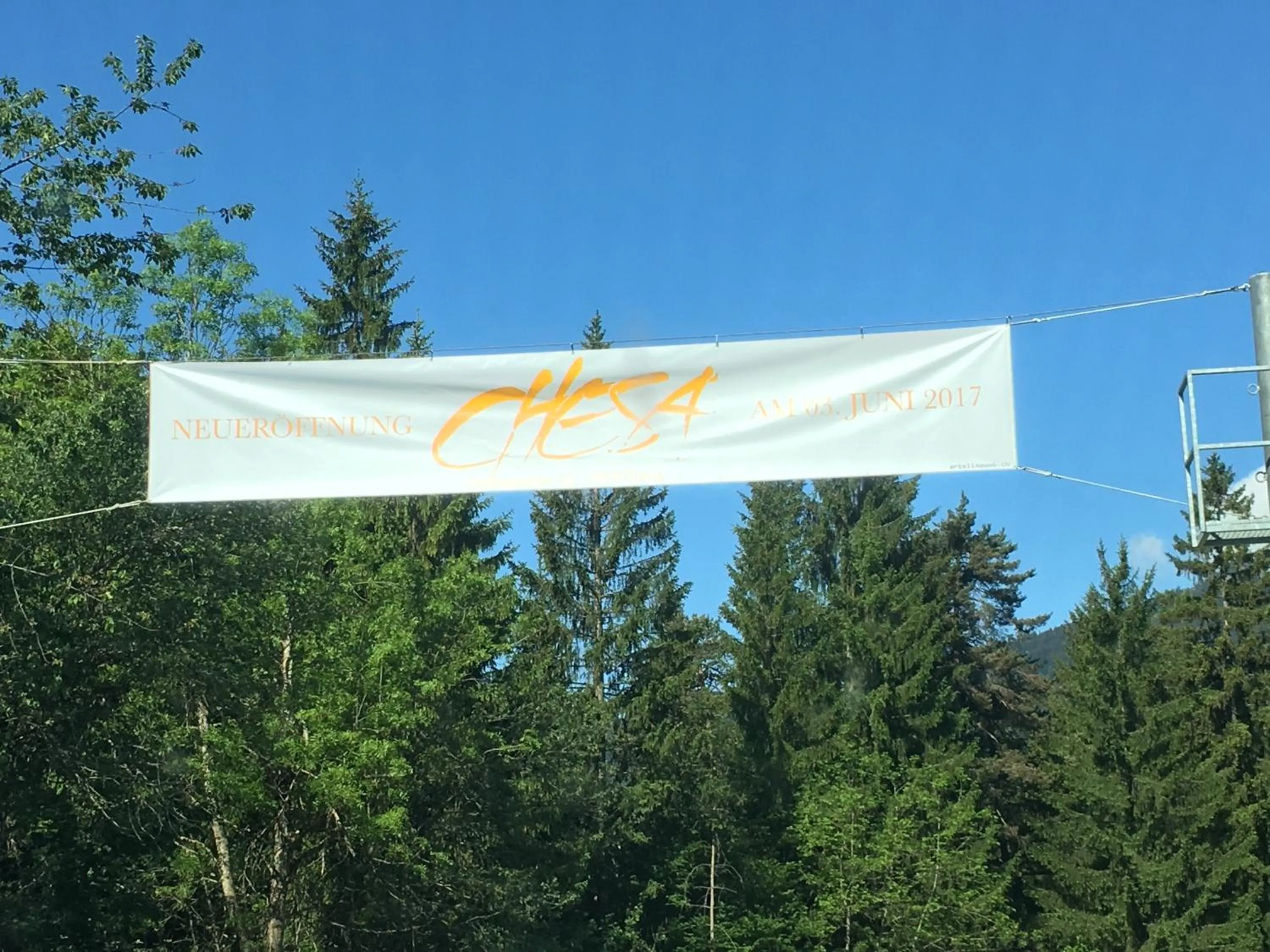 Logo/Certificate/Sign in Hotel Restaurant Chesa