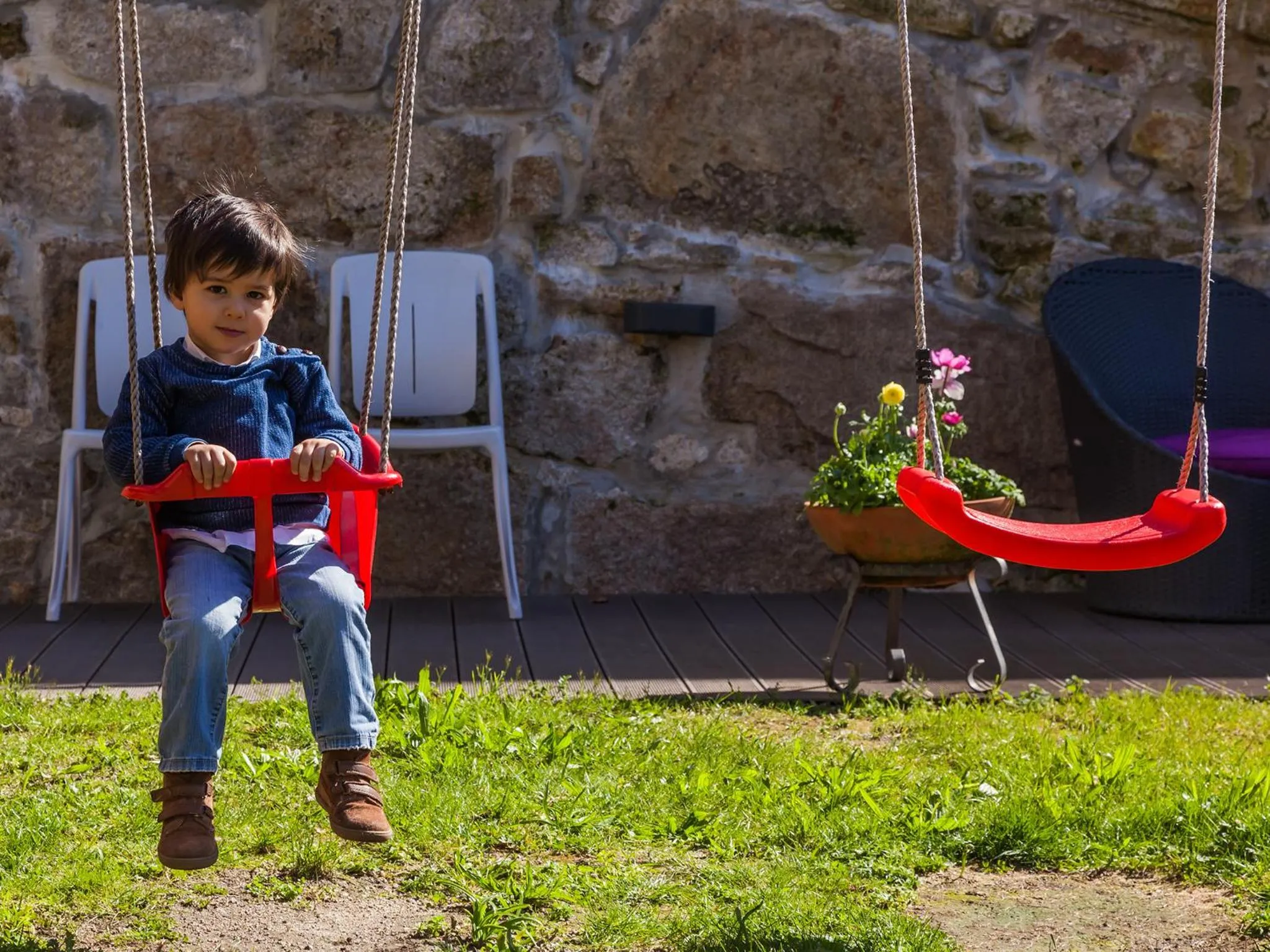 Children play ground in Pedra Iberica