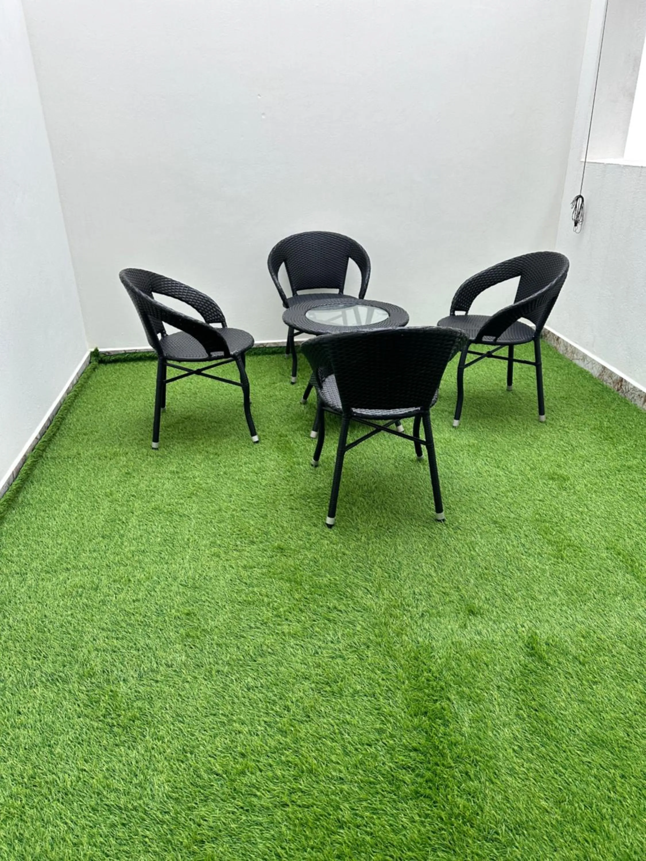 Patio in Hotel Ramakrishna