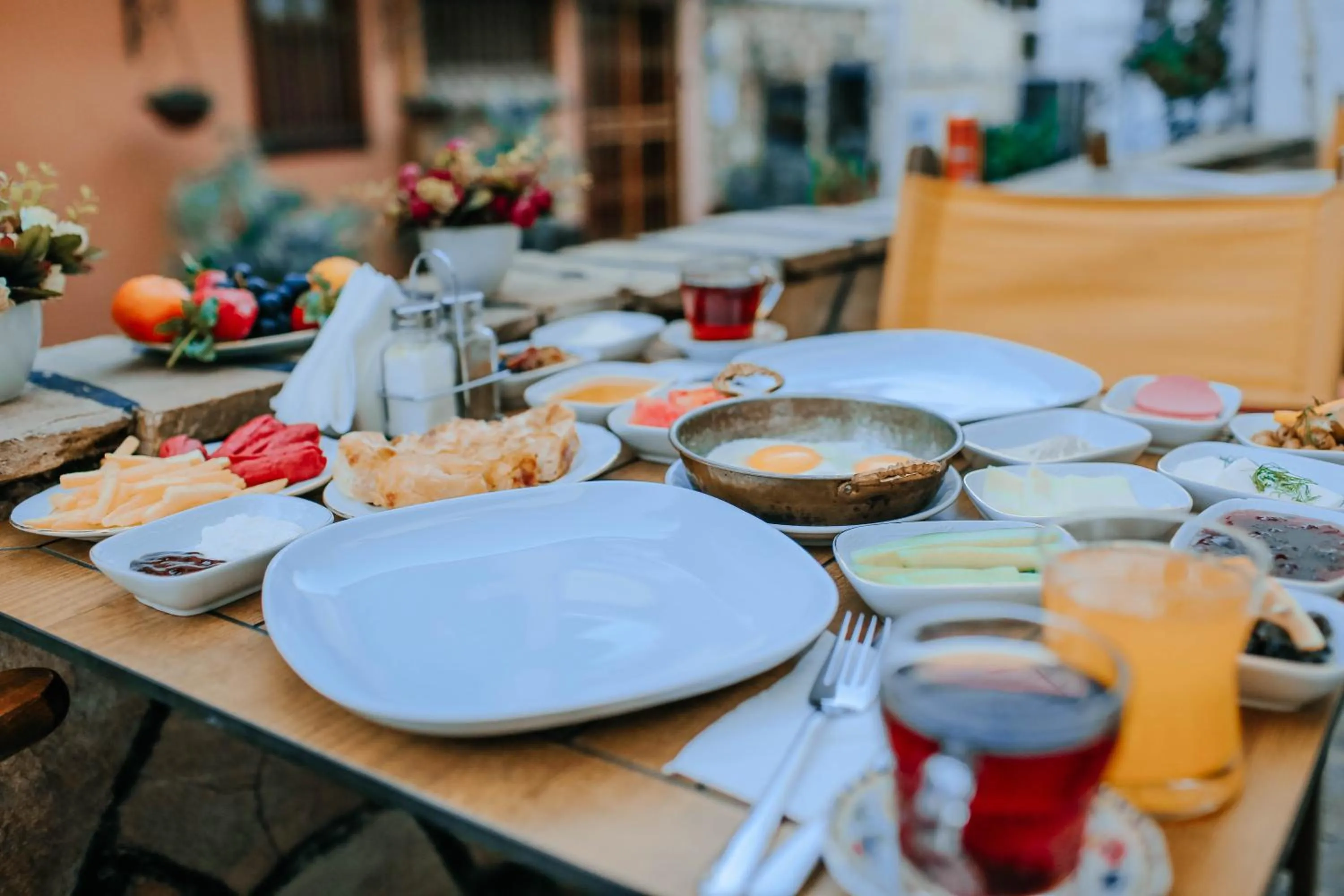 Continental breakfast in Patio Hotel