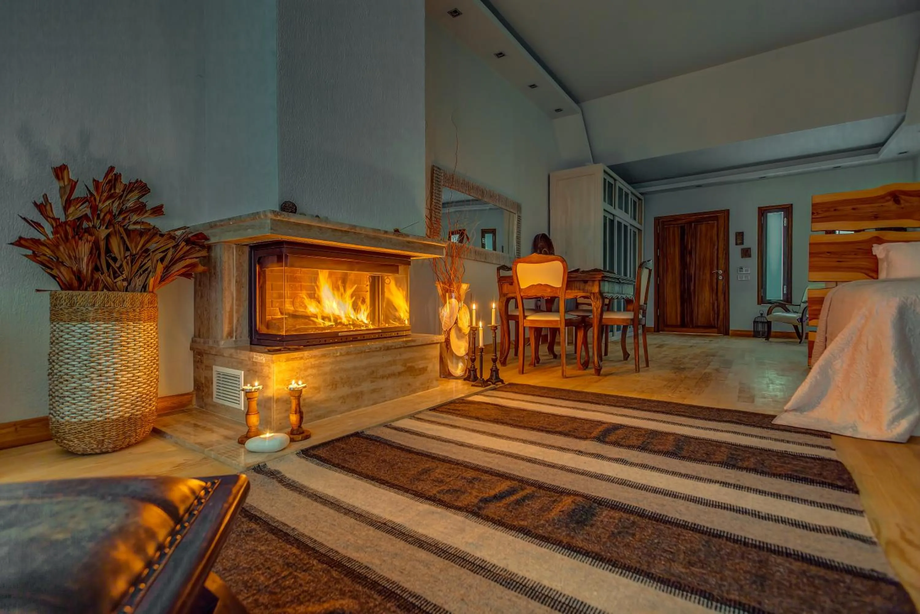 Decorative detail in Olympos Lodge