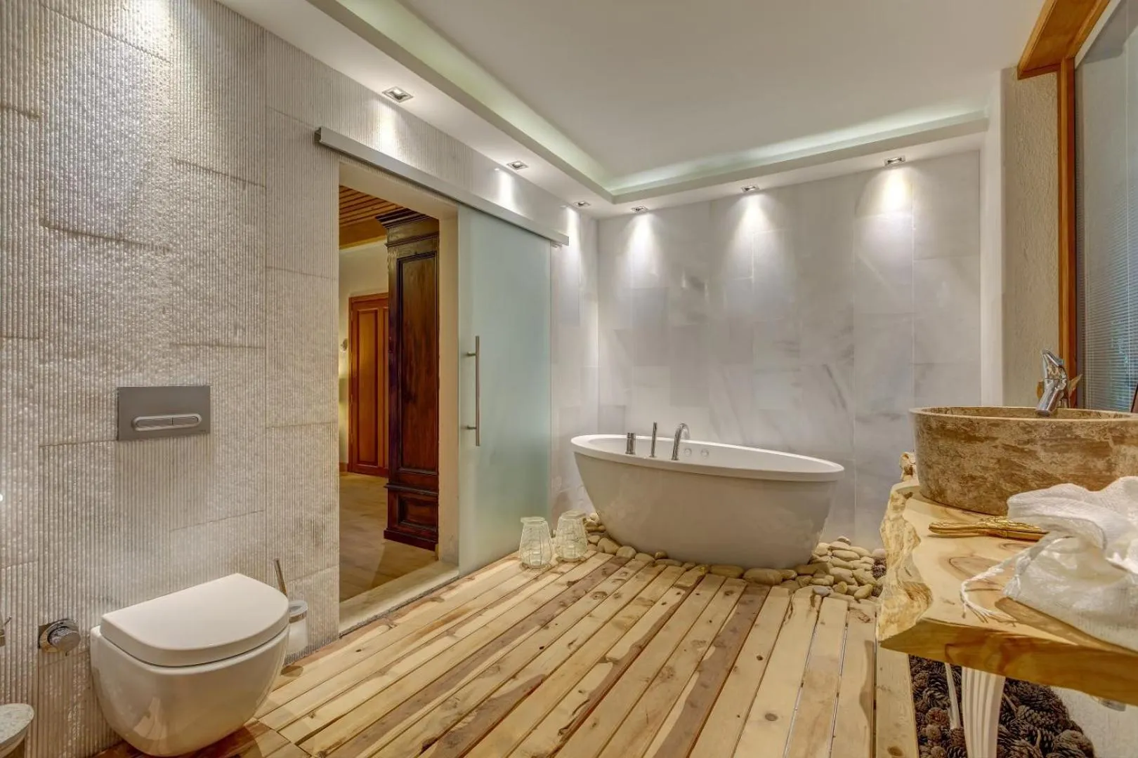 Toilet in Olympos Lodge