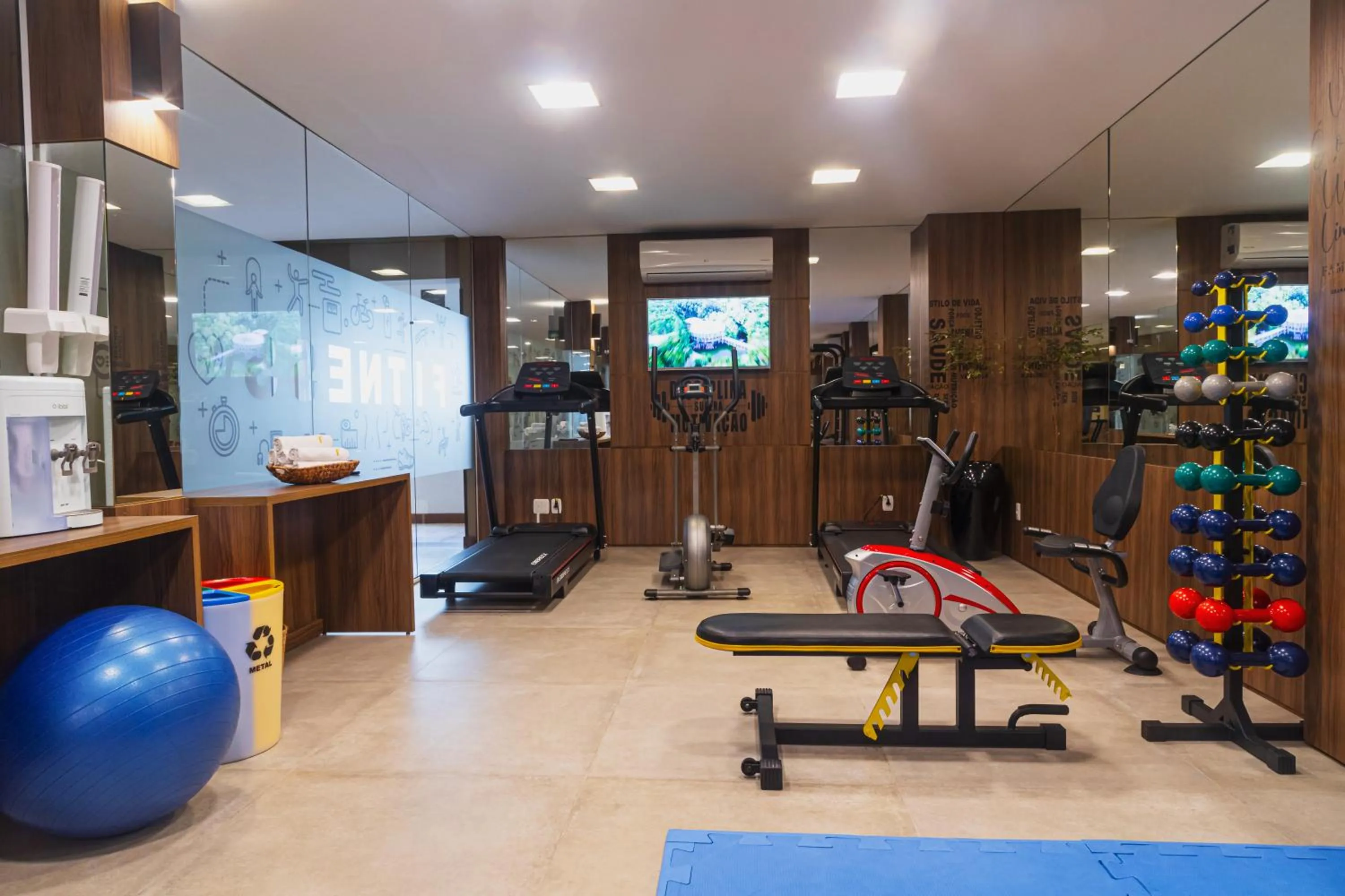 Fitness centre/facilities in Hotel Fioreze Centro