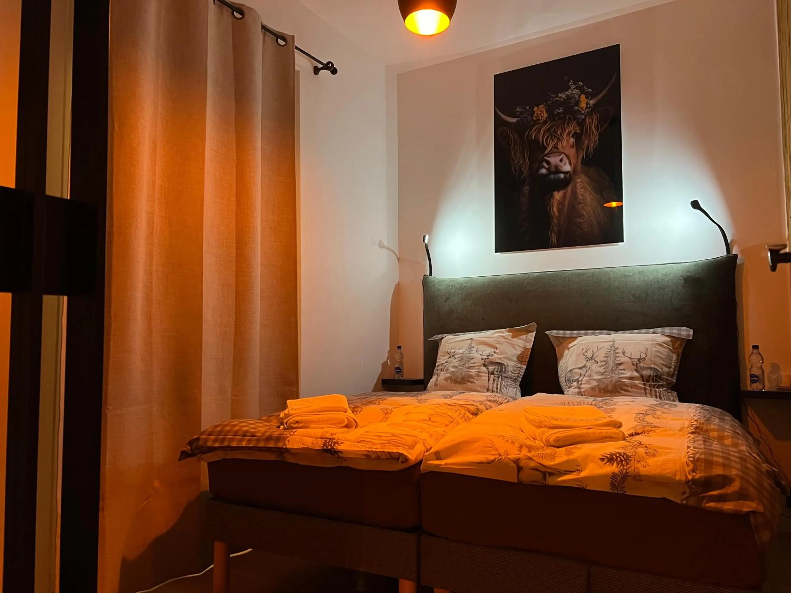 Bed in Hôtel Restaurant l'Aubergade