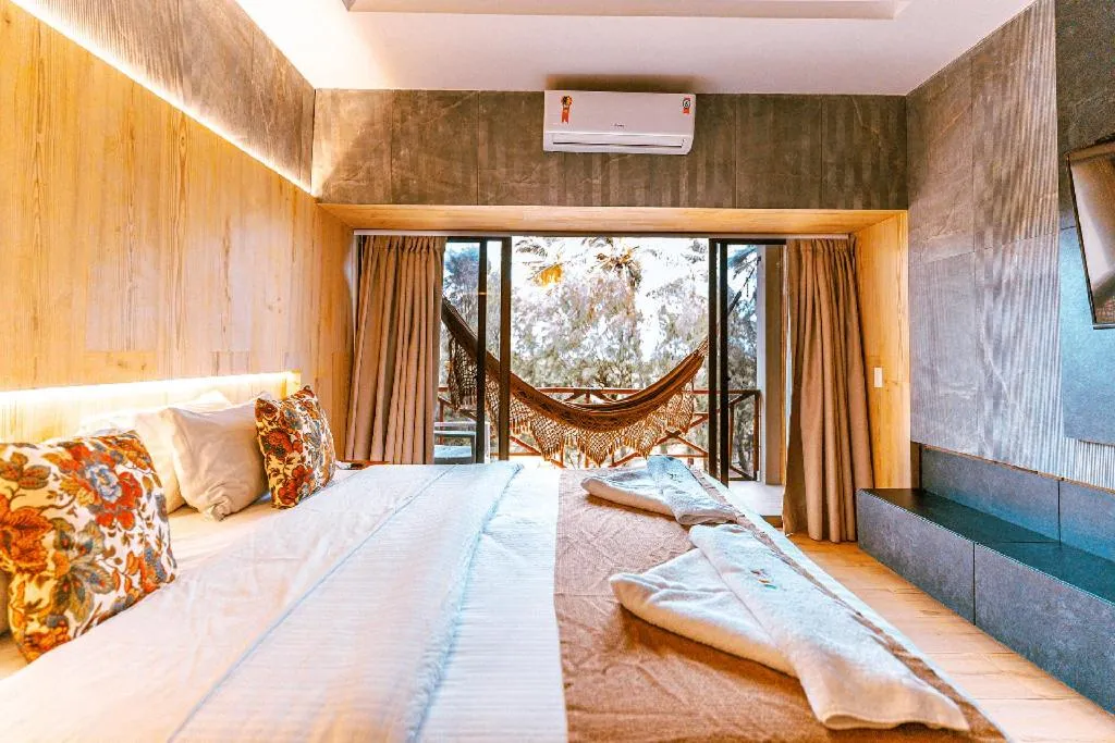 Bed in Hotel Casa do Mar