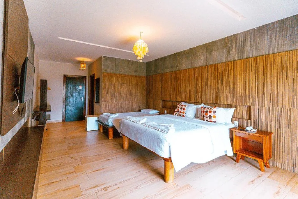 Bed in Hotel Casa do Mar