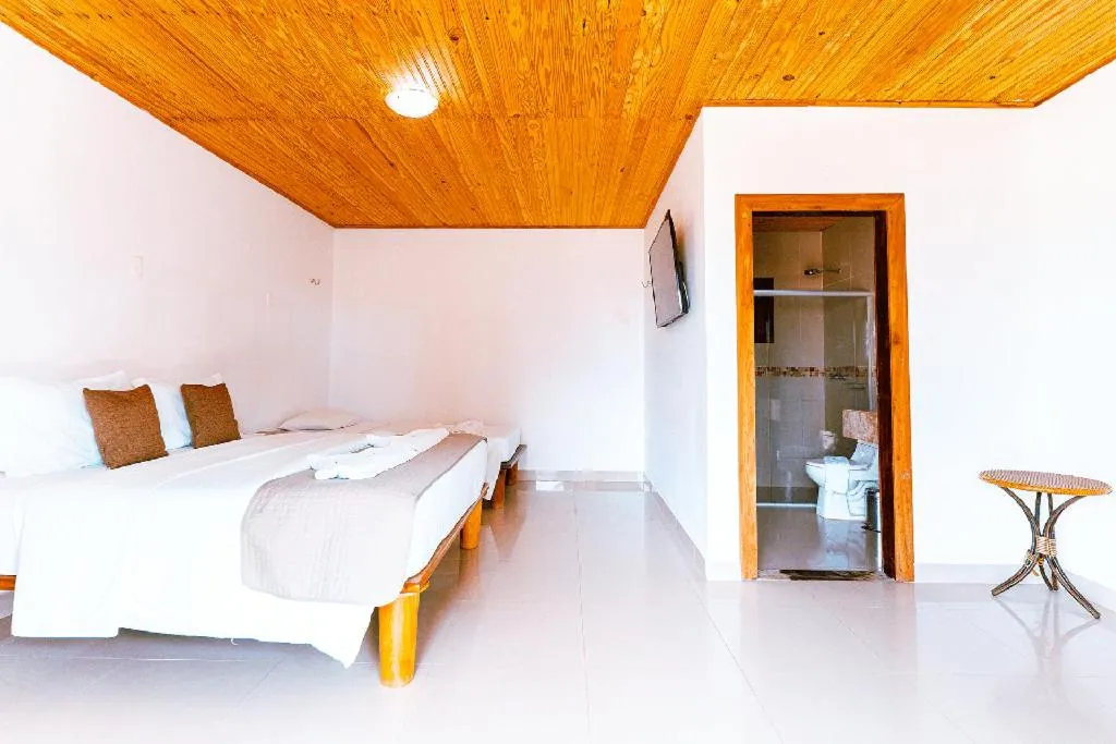 Bed in Hotel Casa do Mar