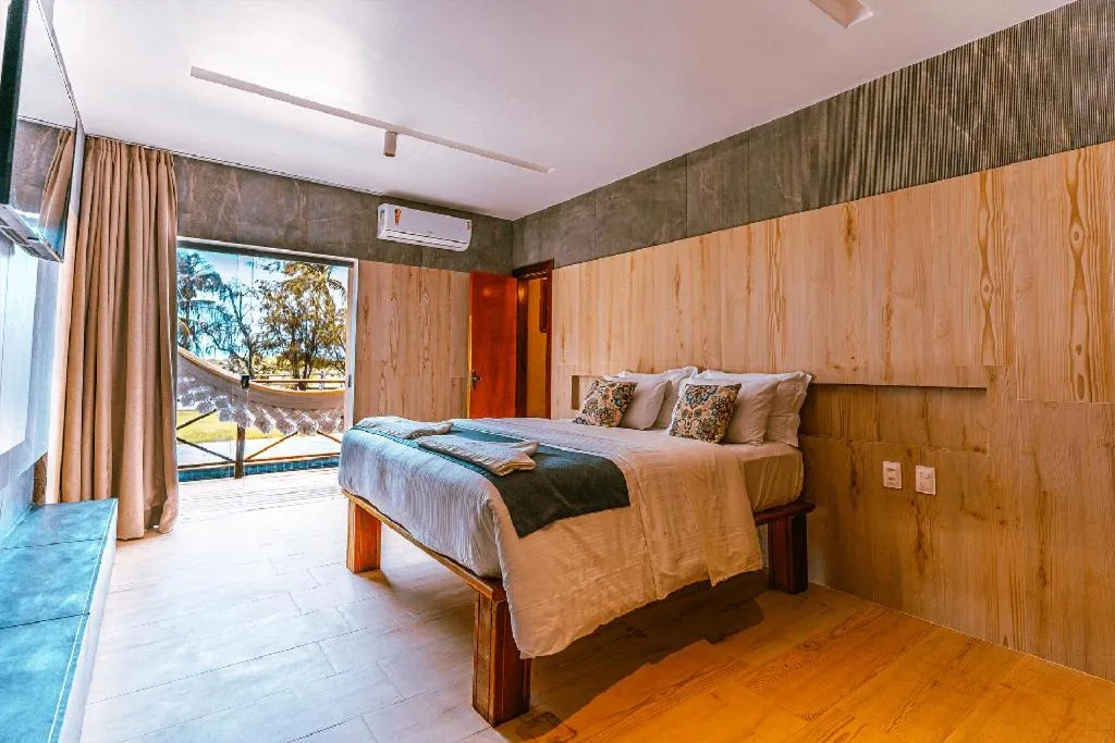 Bed in Hotel Casa do Mar