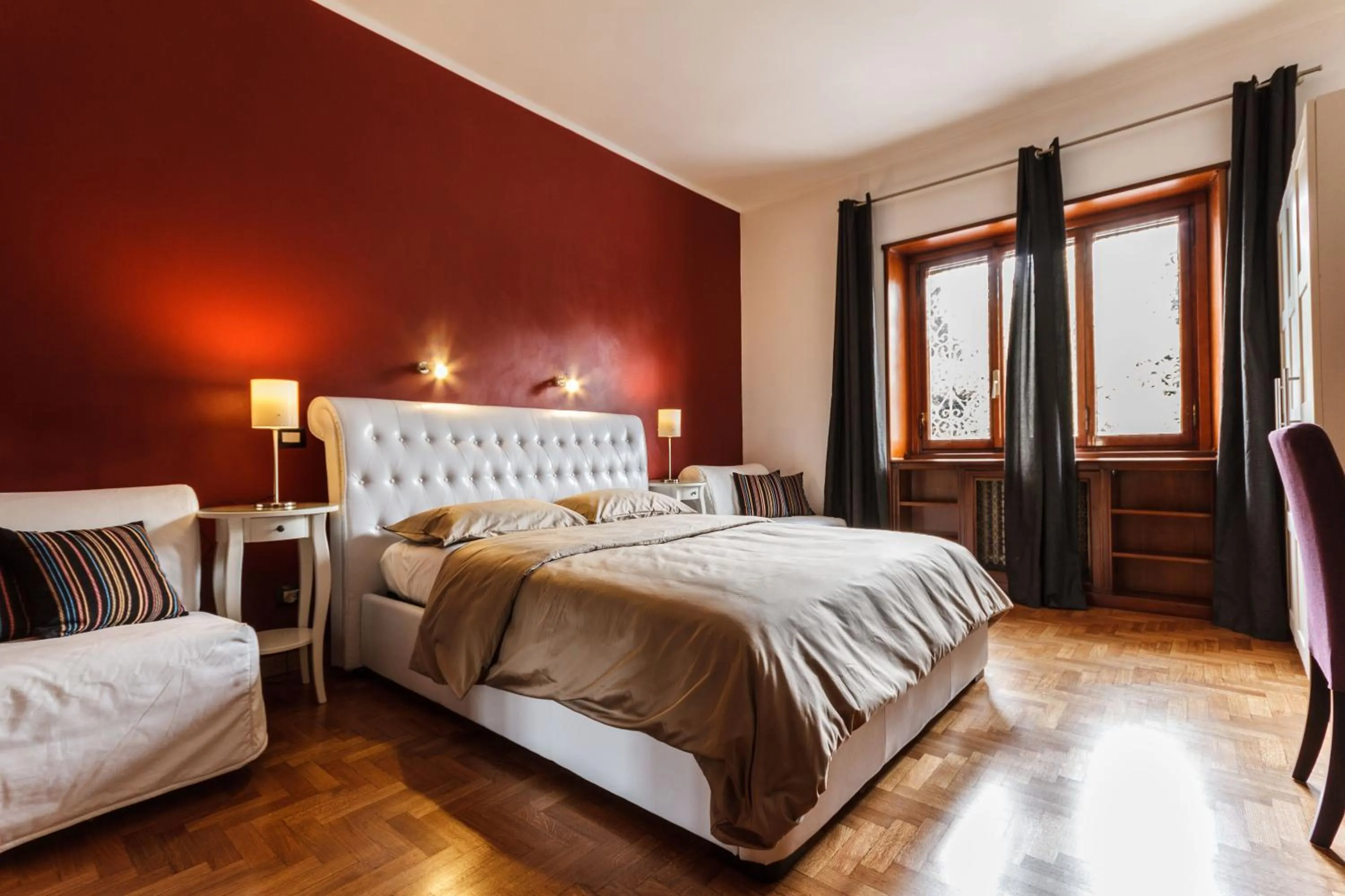 Bedroom, Bed in L'Angolo Cortese