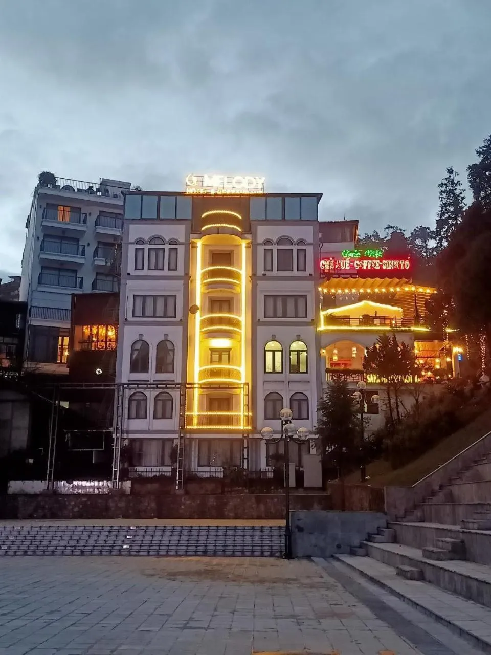 Property building in Sapa Melody Hotel