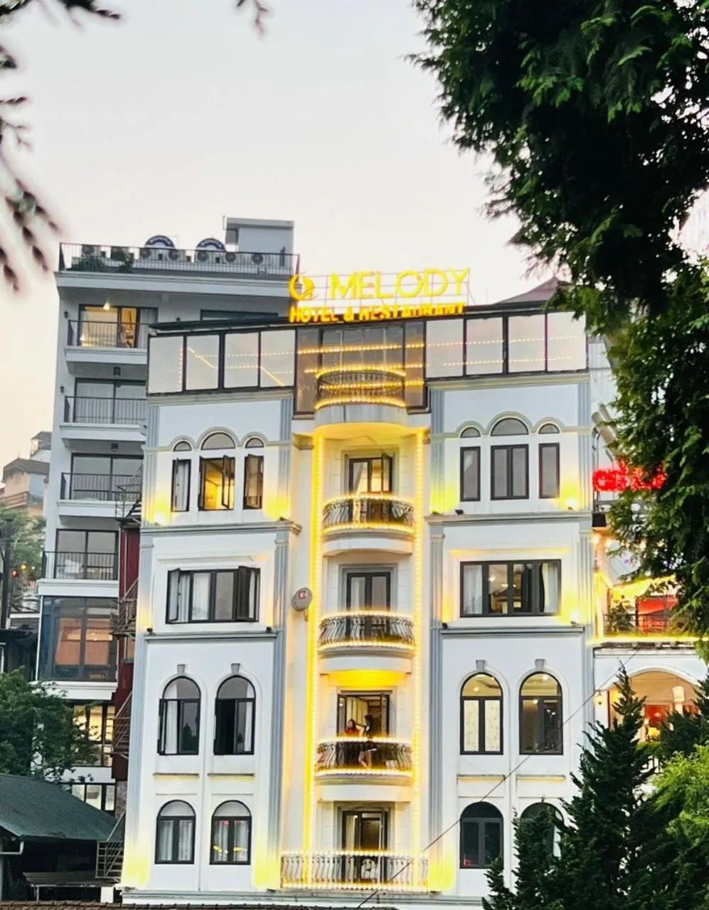 Property building in Sapa Melody Hotel