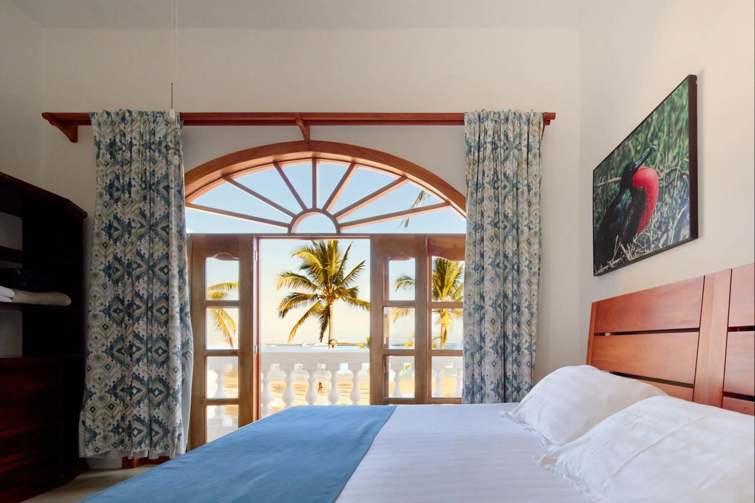 Bed in Hotel Albemarle Galapagos Beachfront