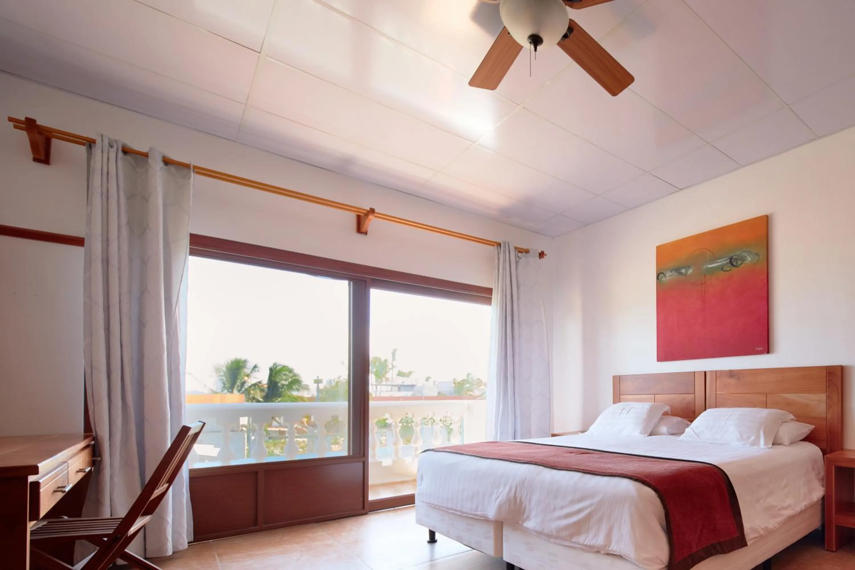 Bed in Hotel Albemarle Galapagos Beachfront