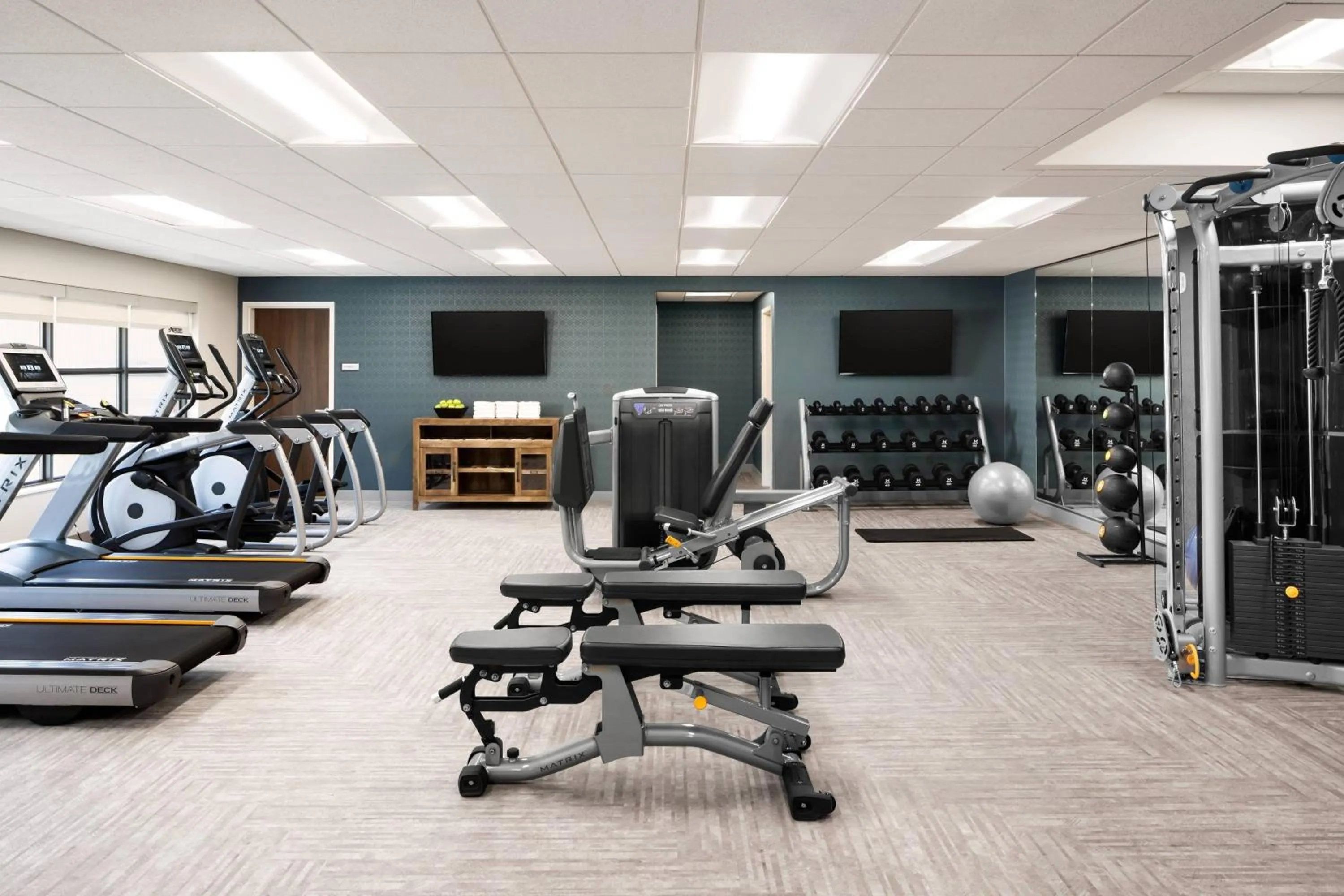 Fitness centre/facilities in Marriott Dallas Allen Hotel & Convention Center