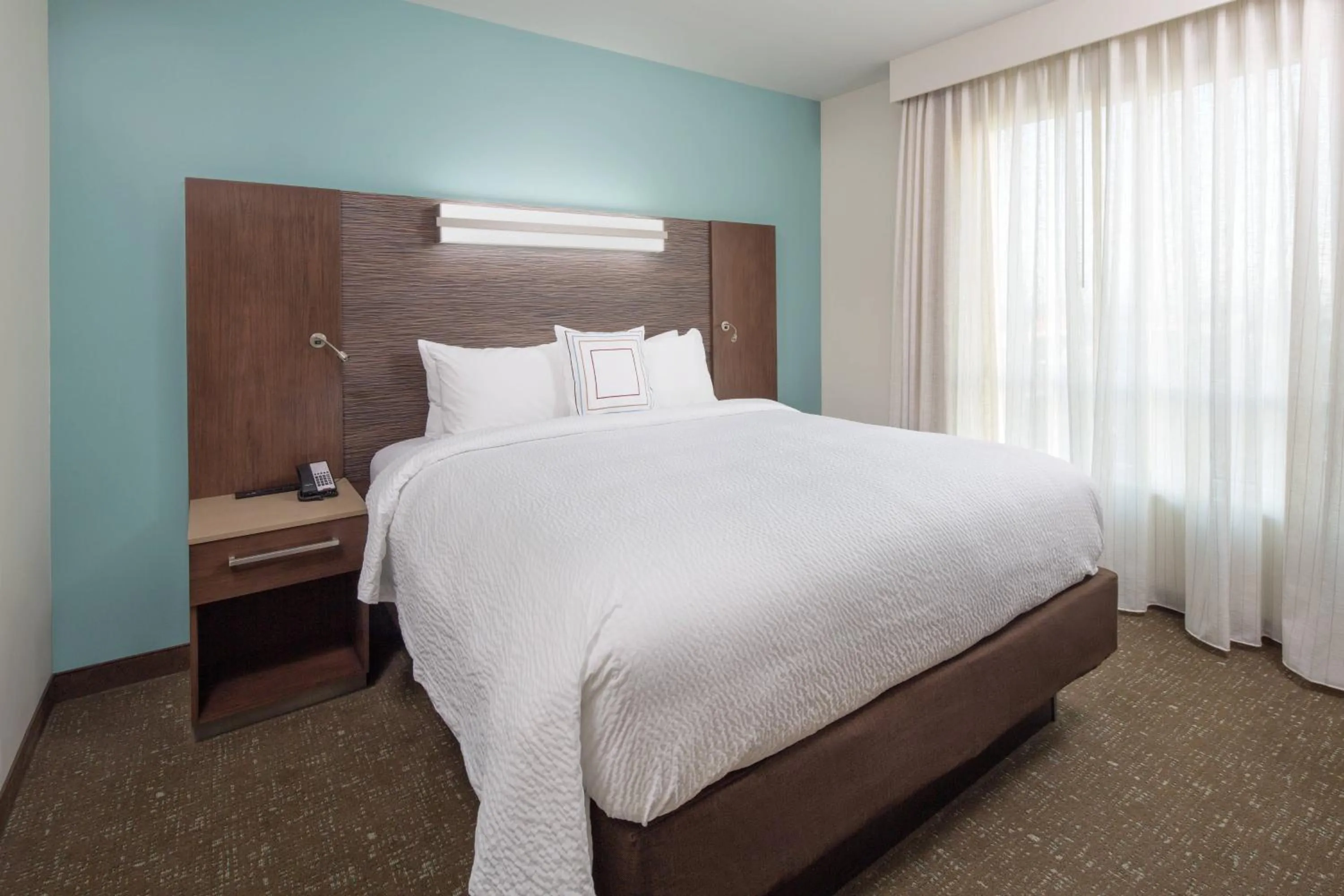 Bedroom, Bed in Residence Inn by Marriott Ontario Rancho Cucamonga