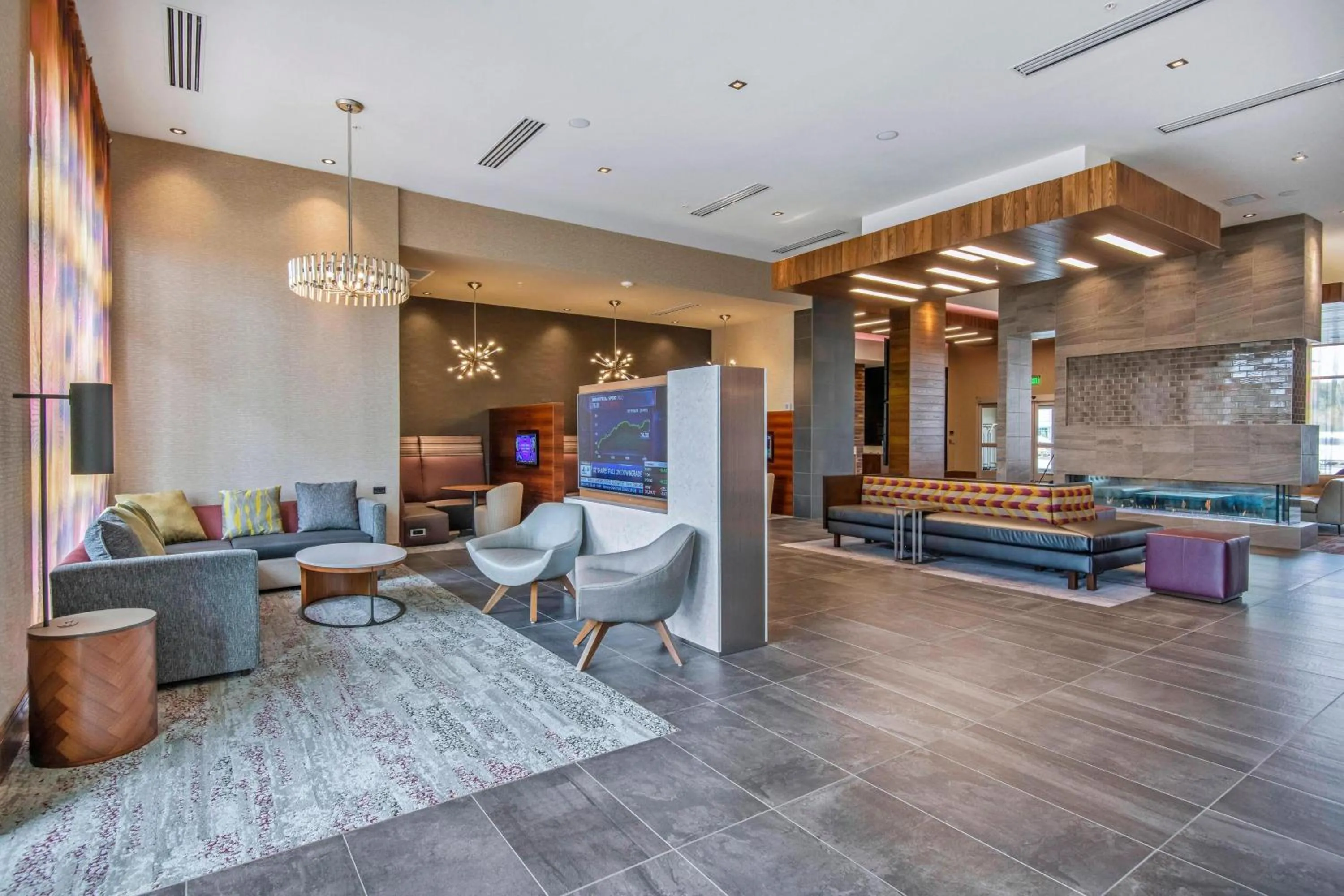 Lobby or reception in Courtyard by Marriott Raleigh Cary/Parkside Town Commons