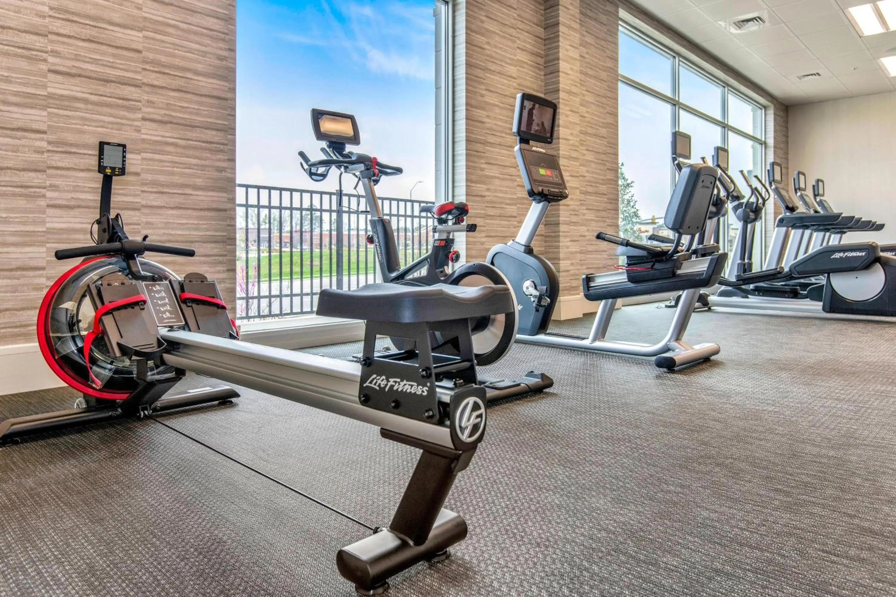 Fitness centre/facilities in Courtyard by Marriott Raleigh Cary/Parkside Town Commons