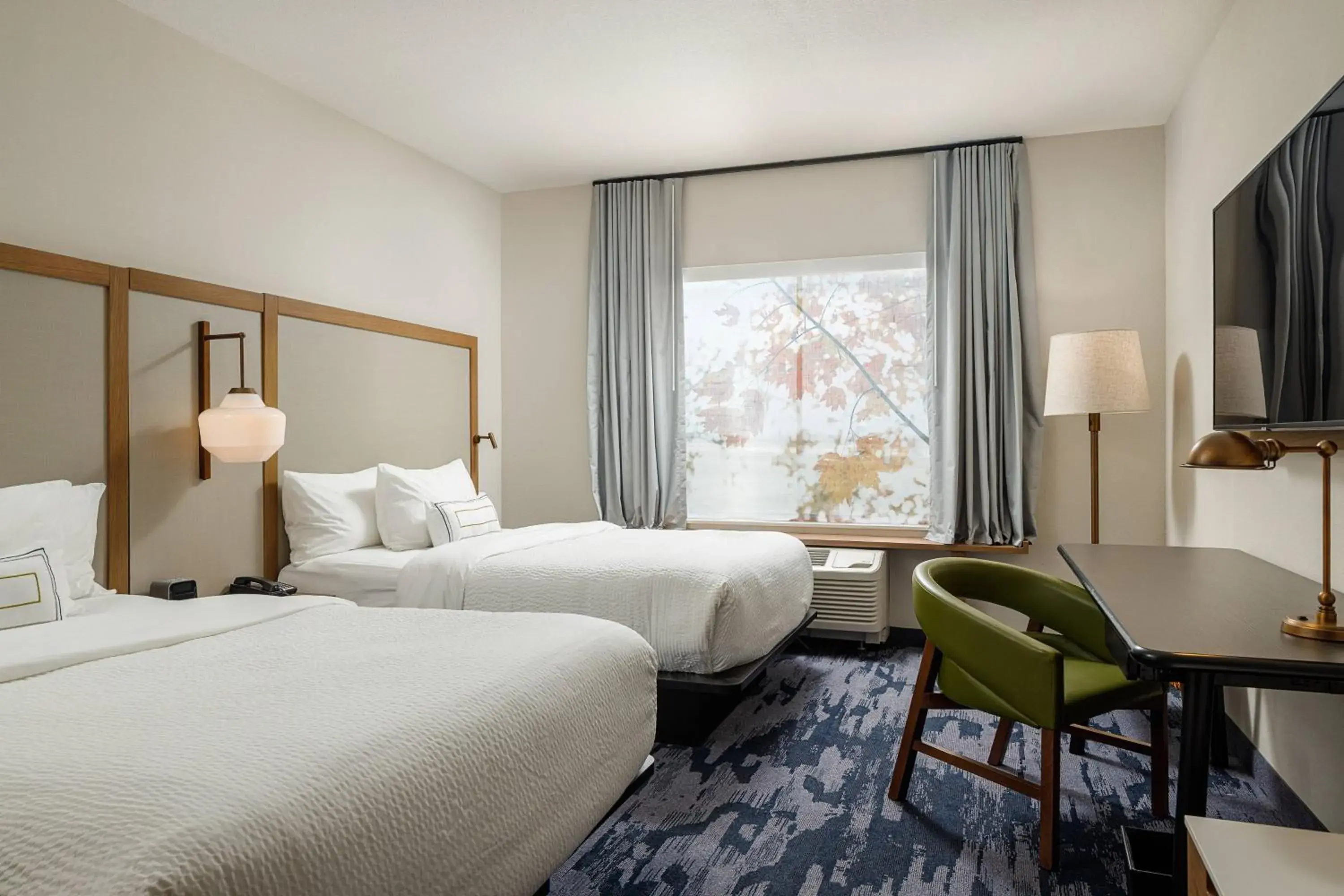 Queen Room with Two Queen Beds - Hearing Accessible in Fairfield Inn & Suites by Marriott Salina Queen Room with Two Queen Beds - Hearing Accessible in Fairfield Inn & Suites by Marriott Salina
