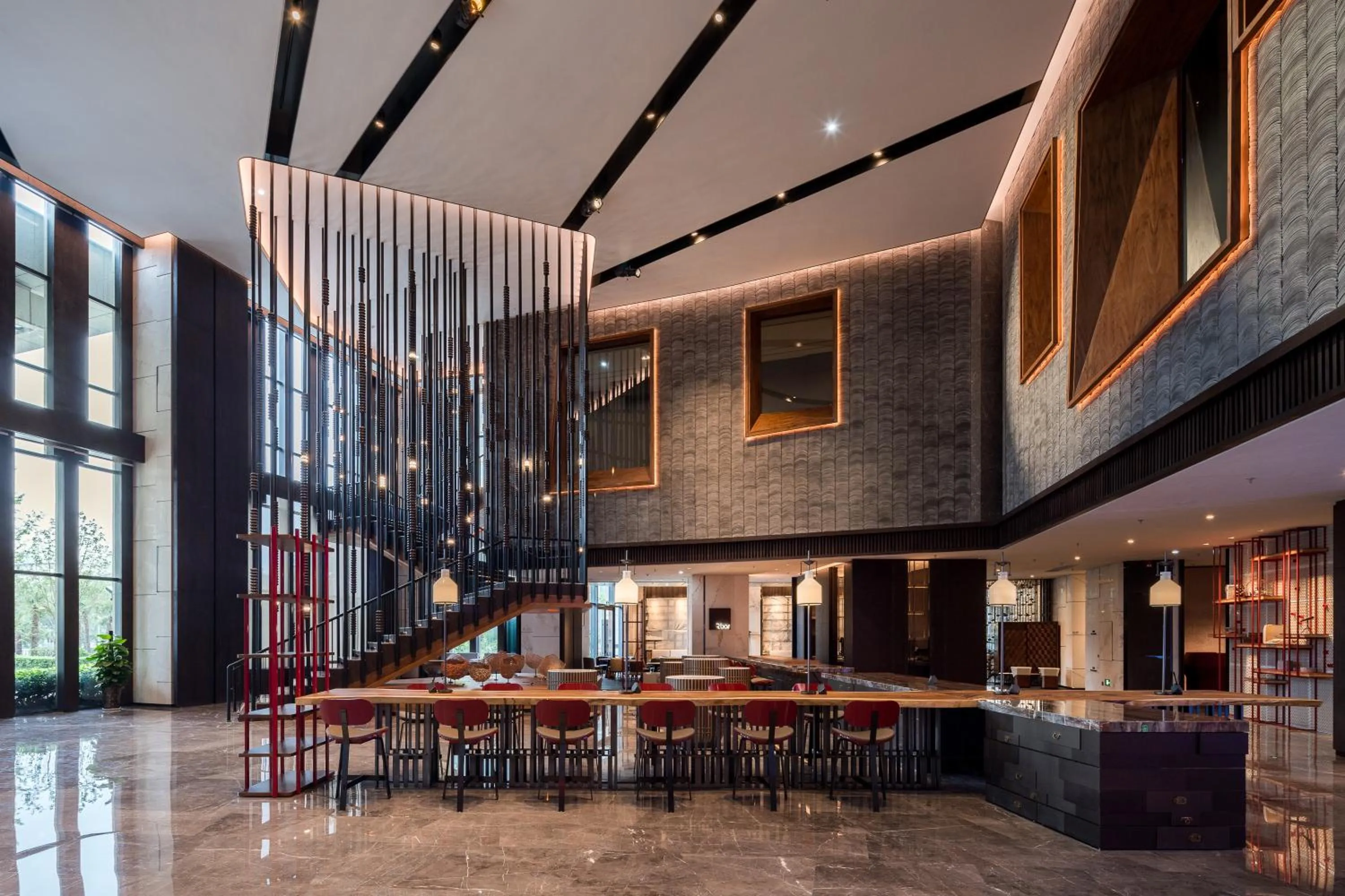 Lobby or reception in Renaissance Xi'an Hotel