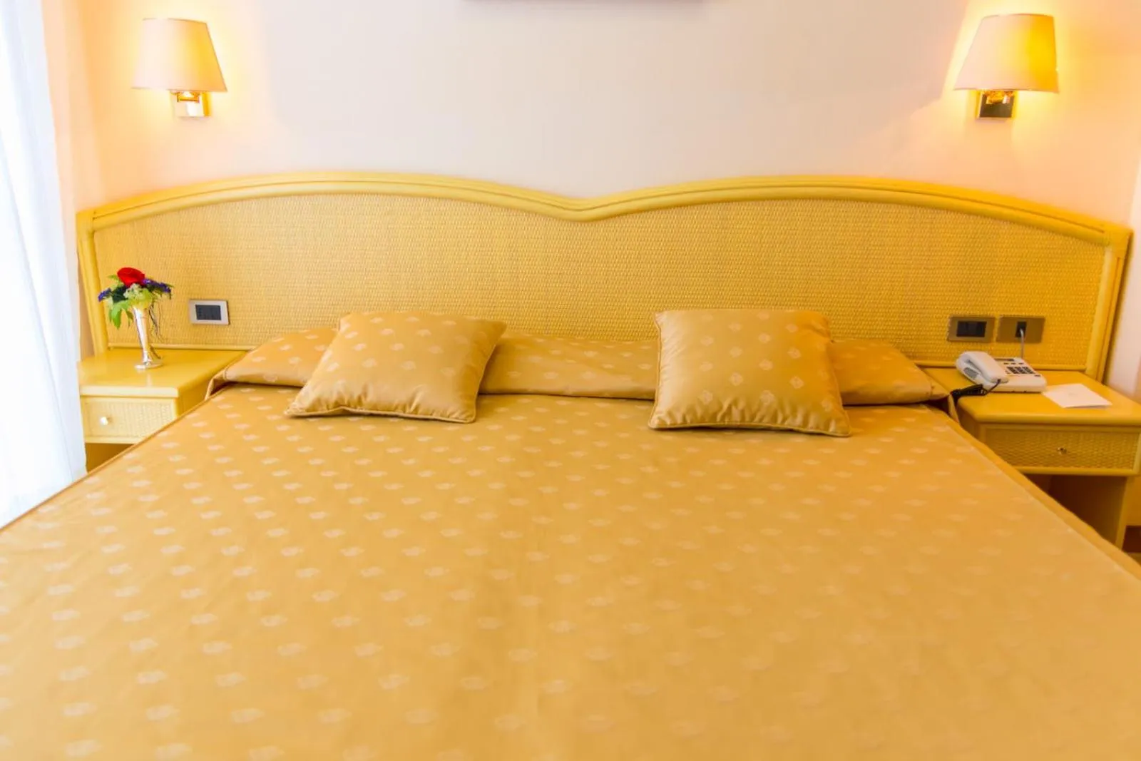 Bed in Hotel Principe