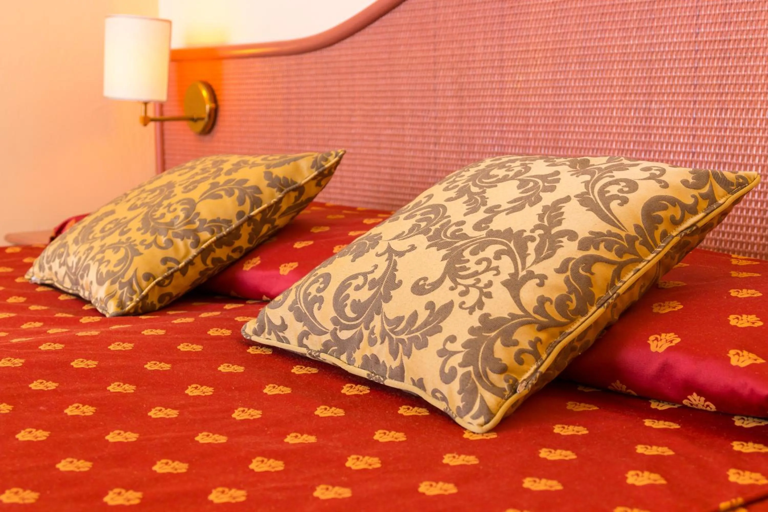 Decorative detail, Bed in Hotel Principe