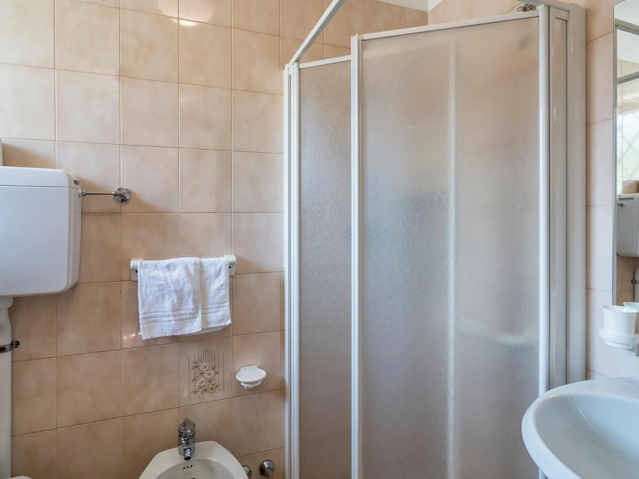 Shower in Albergo Panorama