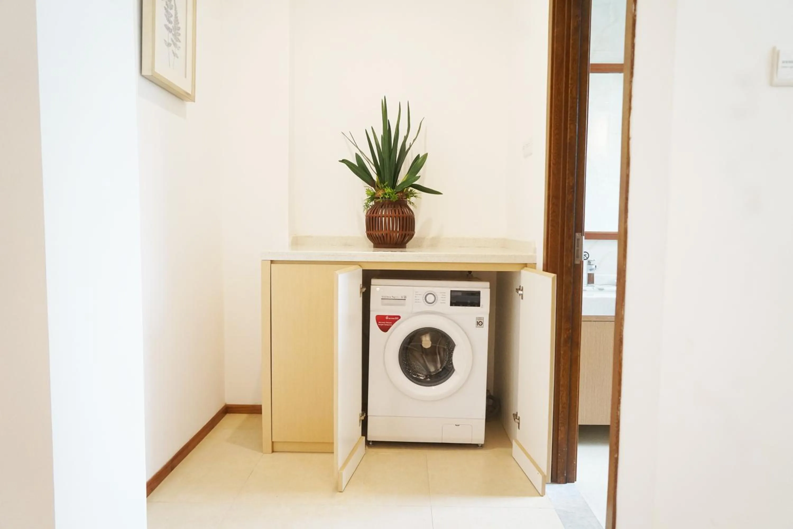 washing machine in NDC Resort & Spa