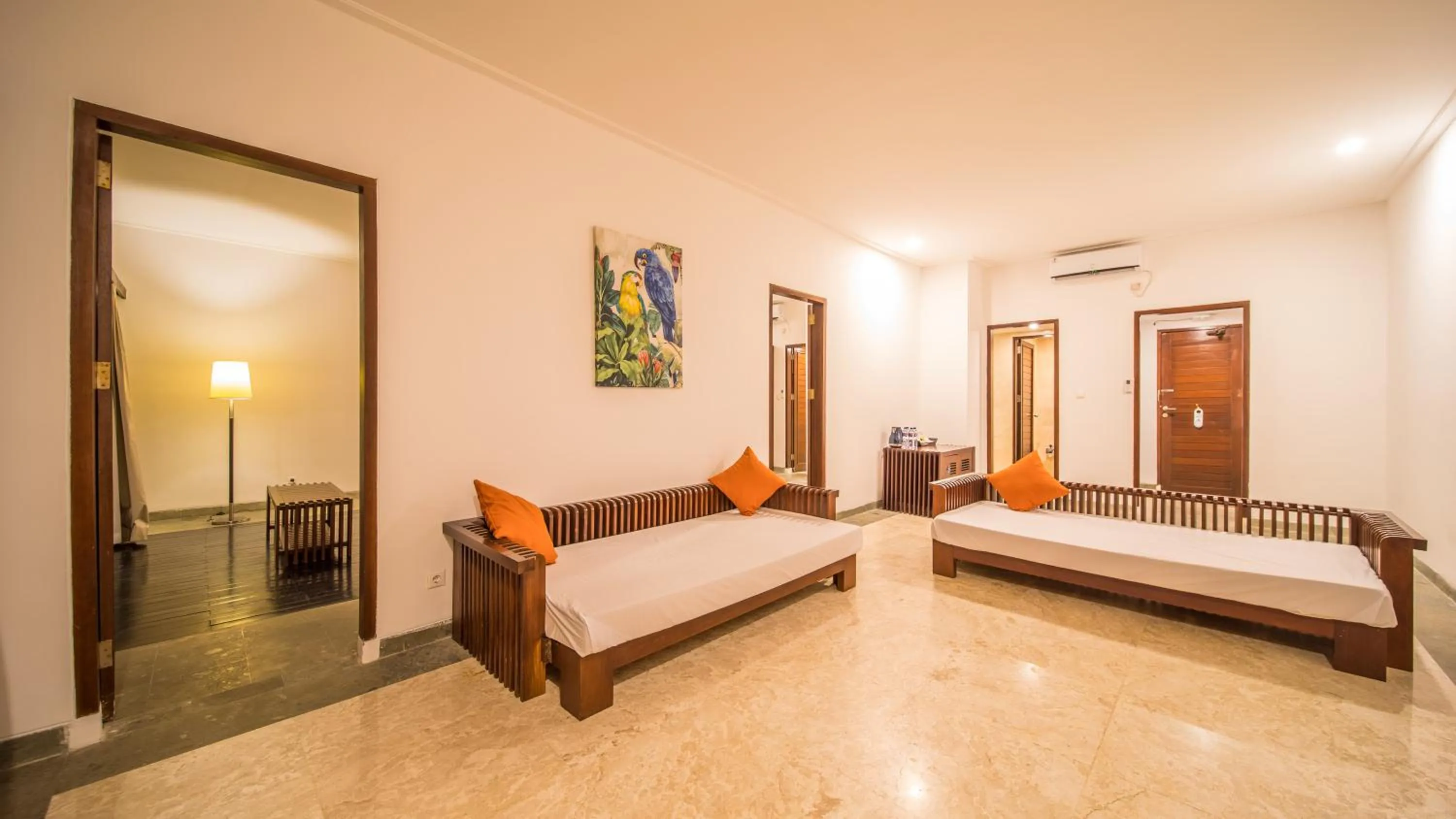 Seating area, Bed in NDC Resort & Spa