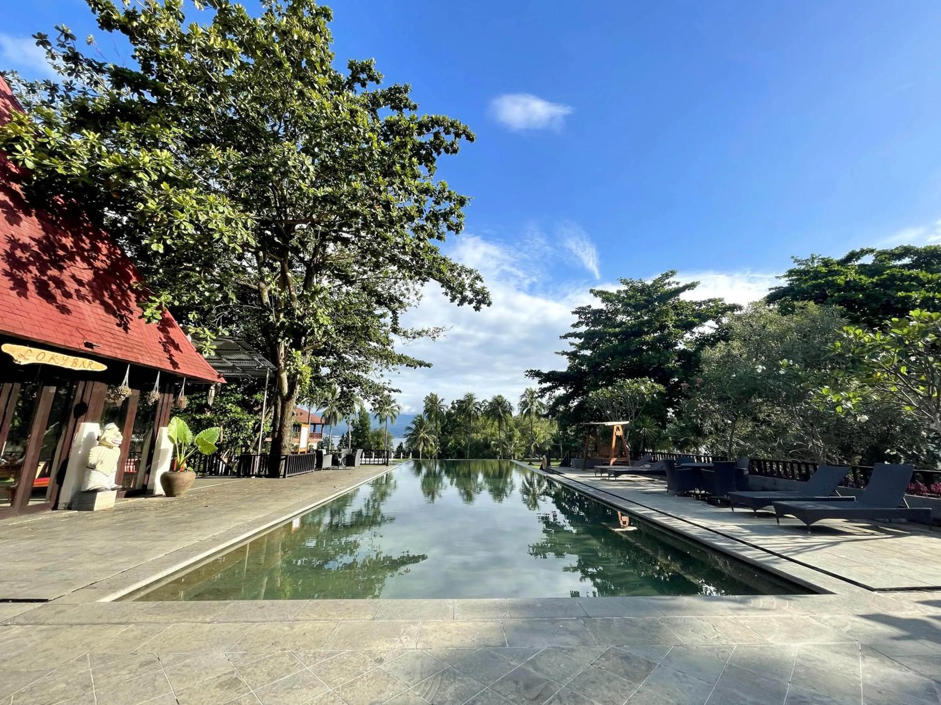 Pool view in NDC Resort & Spa