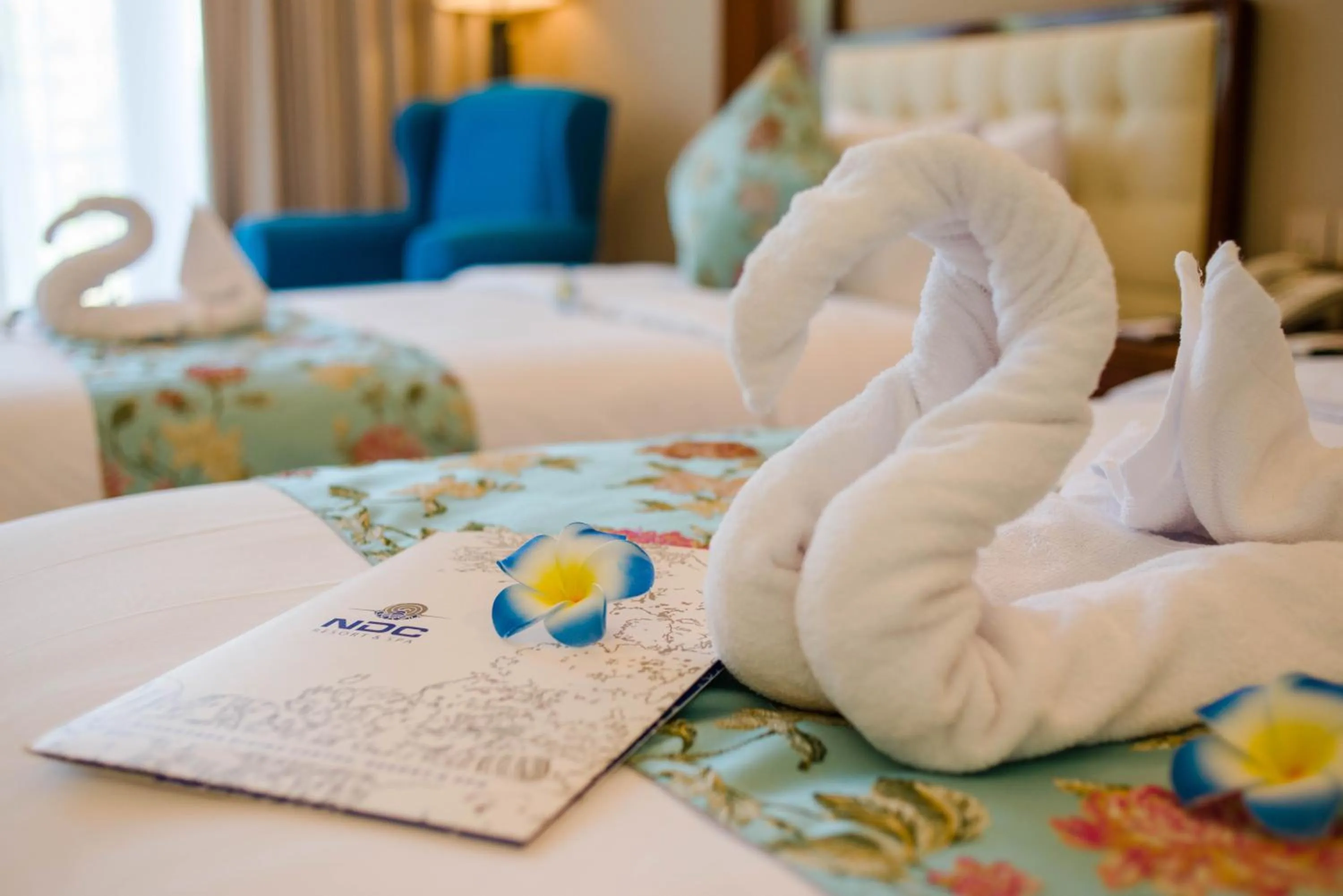 Decorative detail, Bed in NDC Resort & Spa