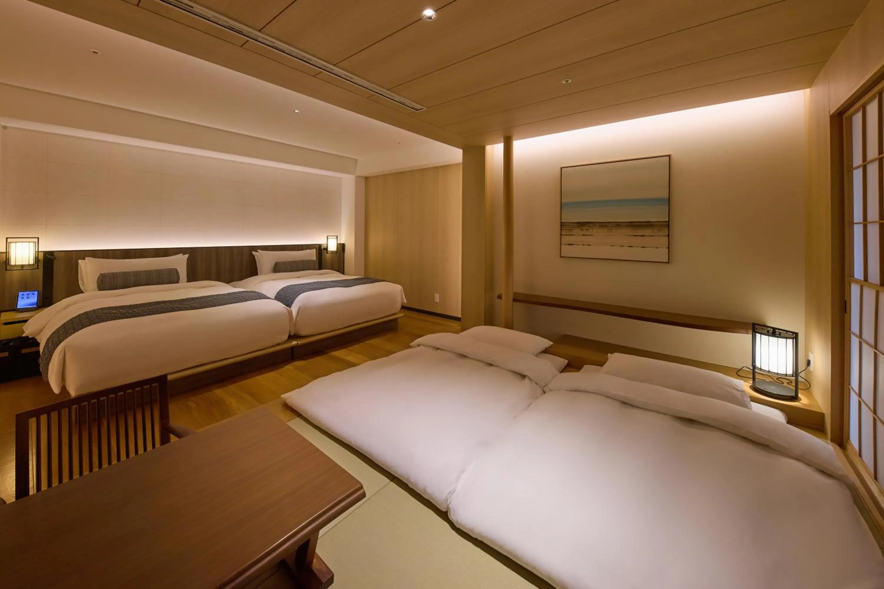 Photo of the whole room, Bed in The Thousand Kyoto