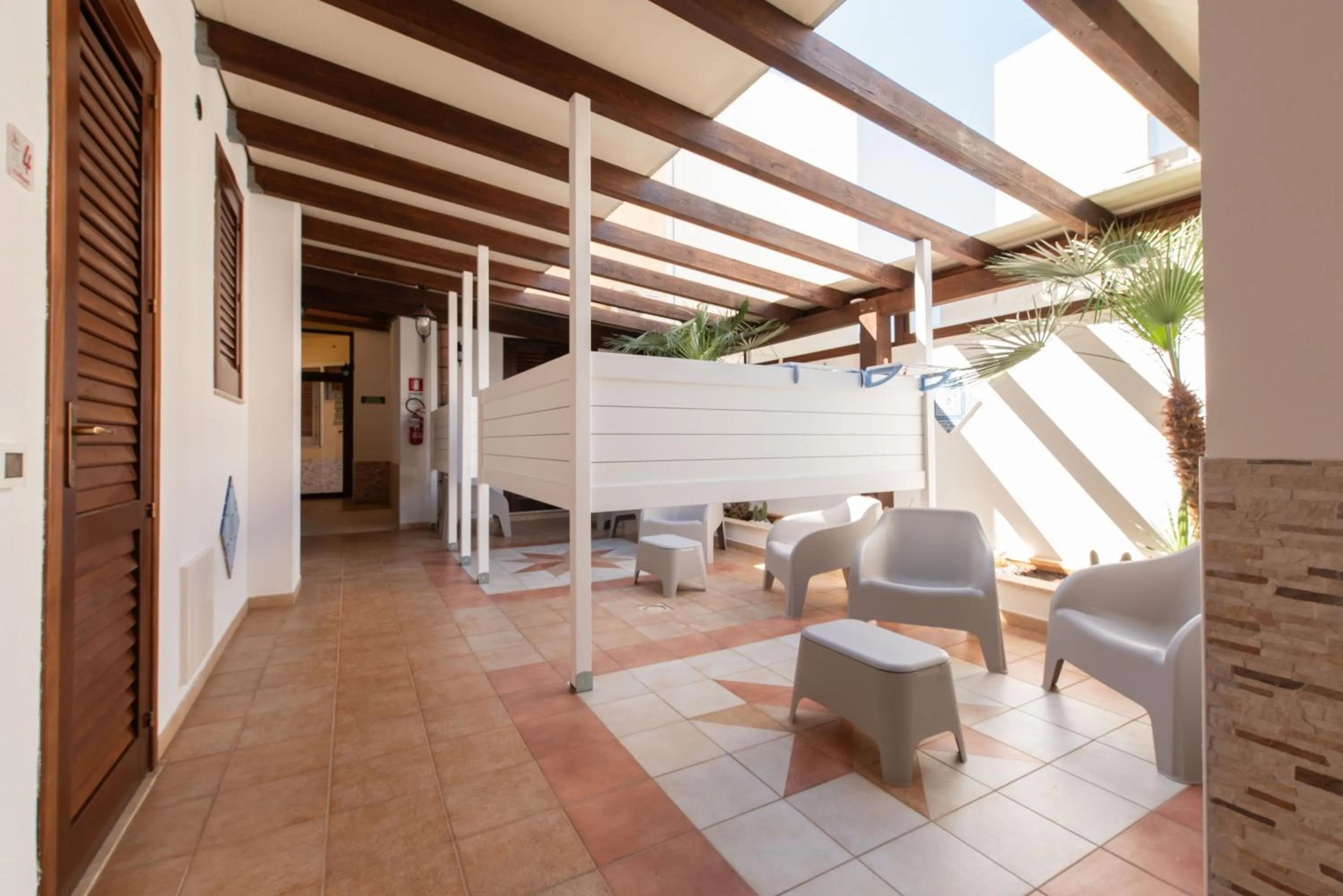 Patio in Affittacamere Aloe