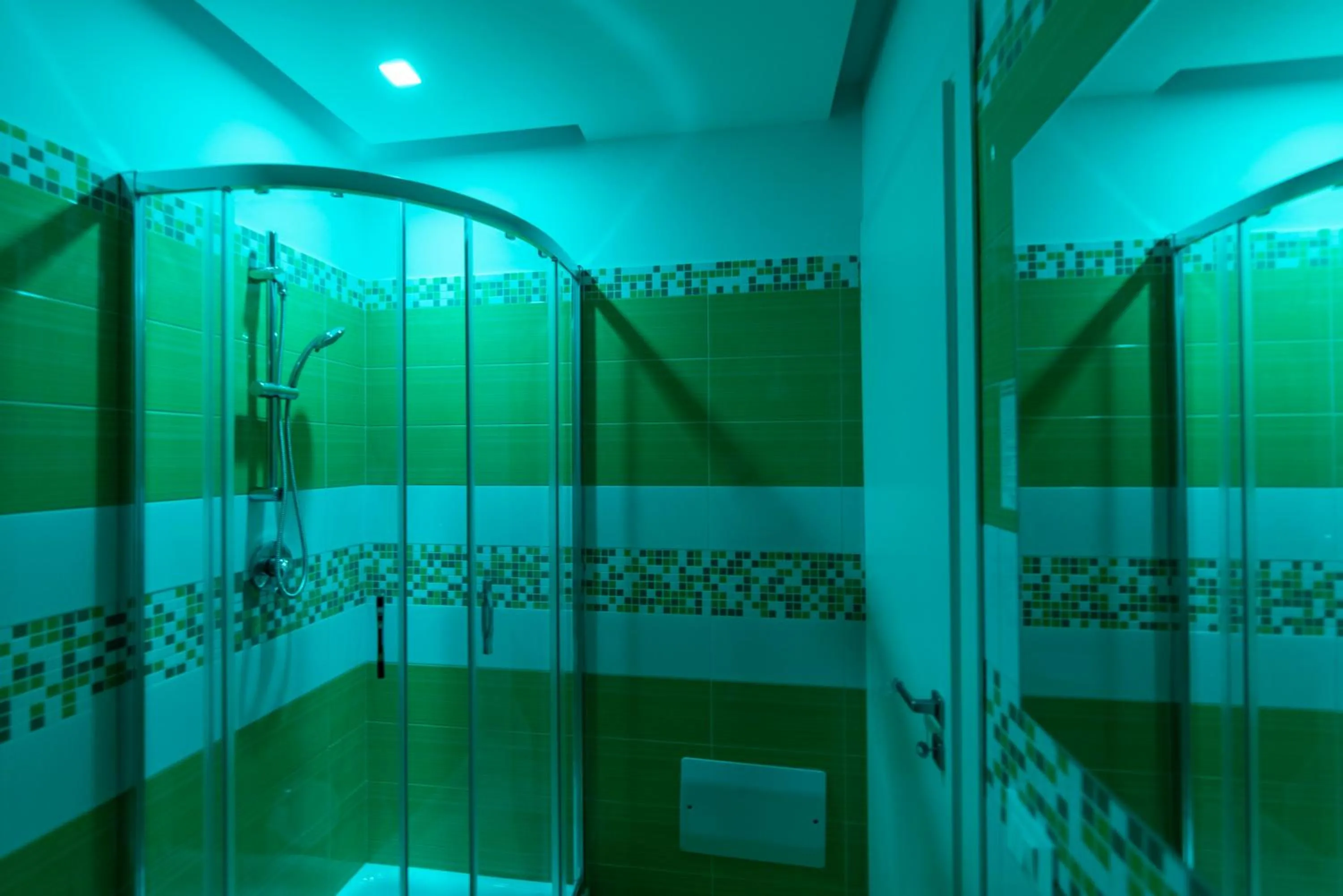 Shower in Affittacamere Aloe