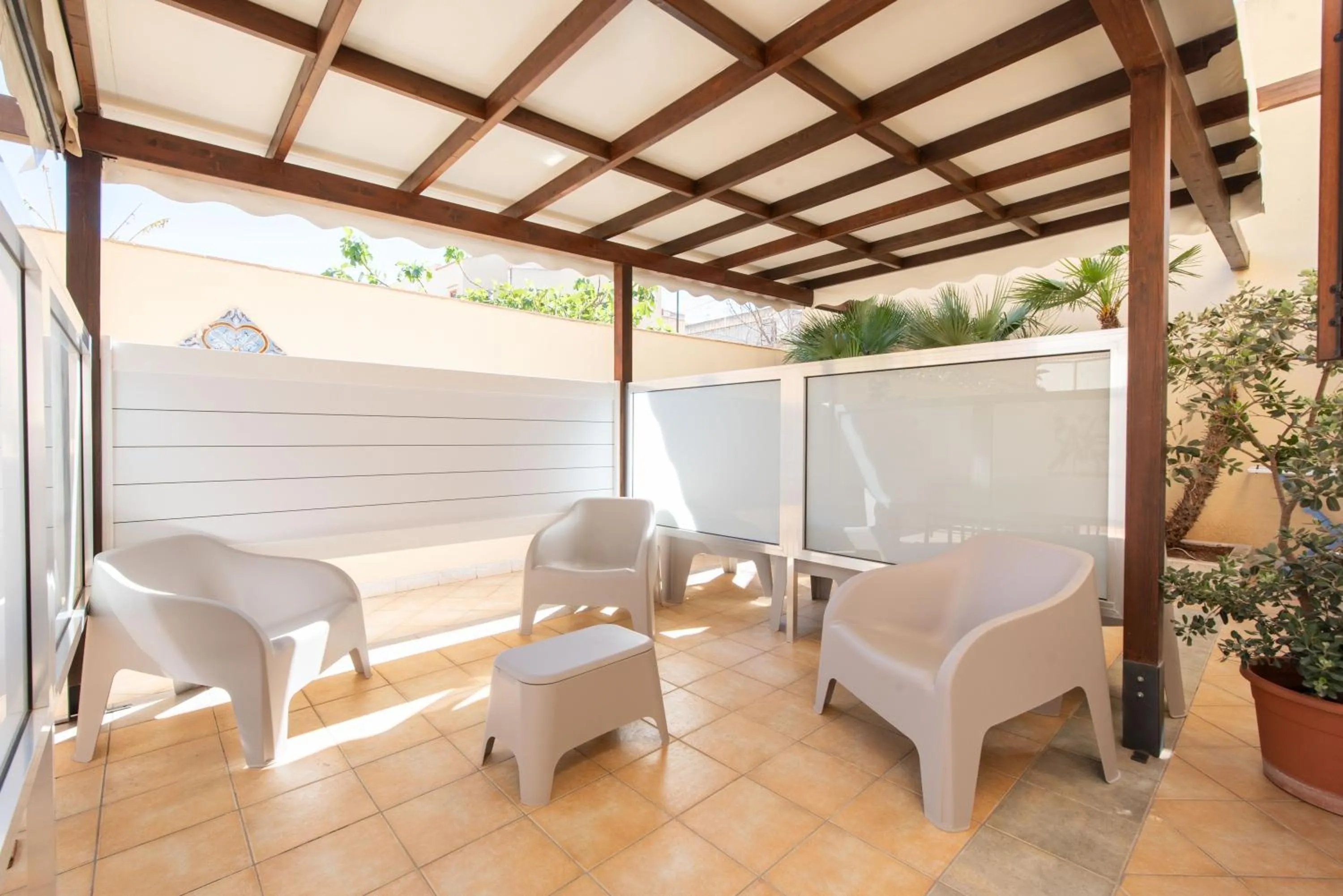 Patio in Affittacamere Aloe