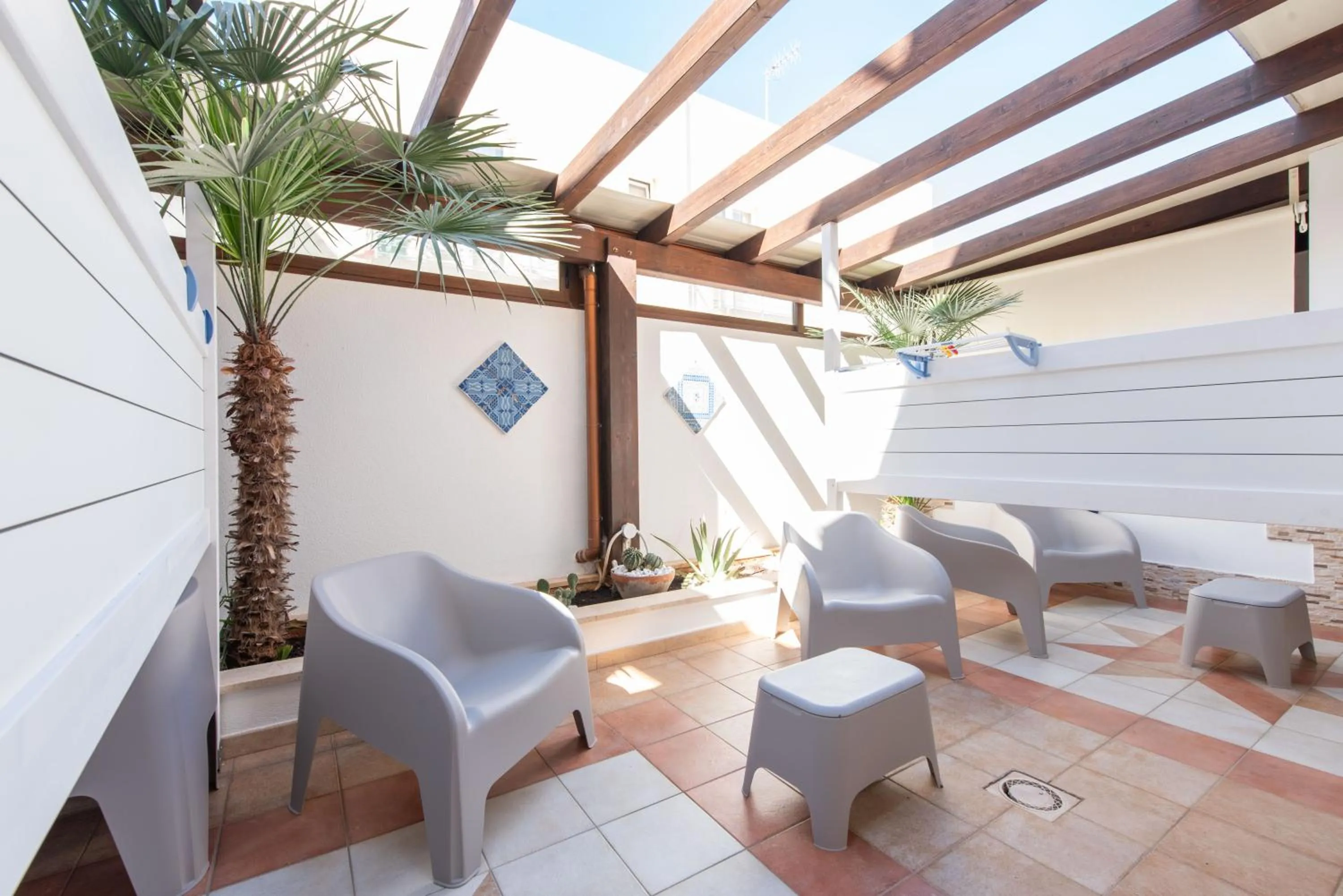 Patio in Affittacamere Aloe