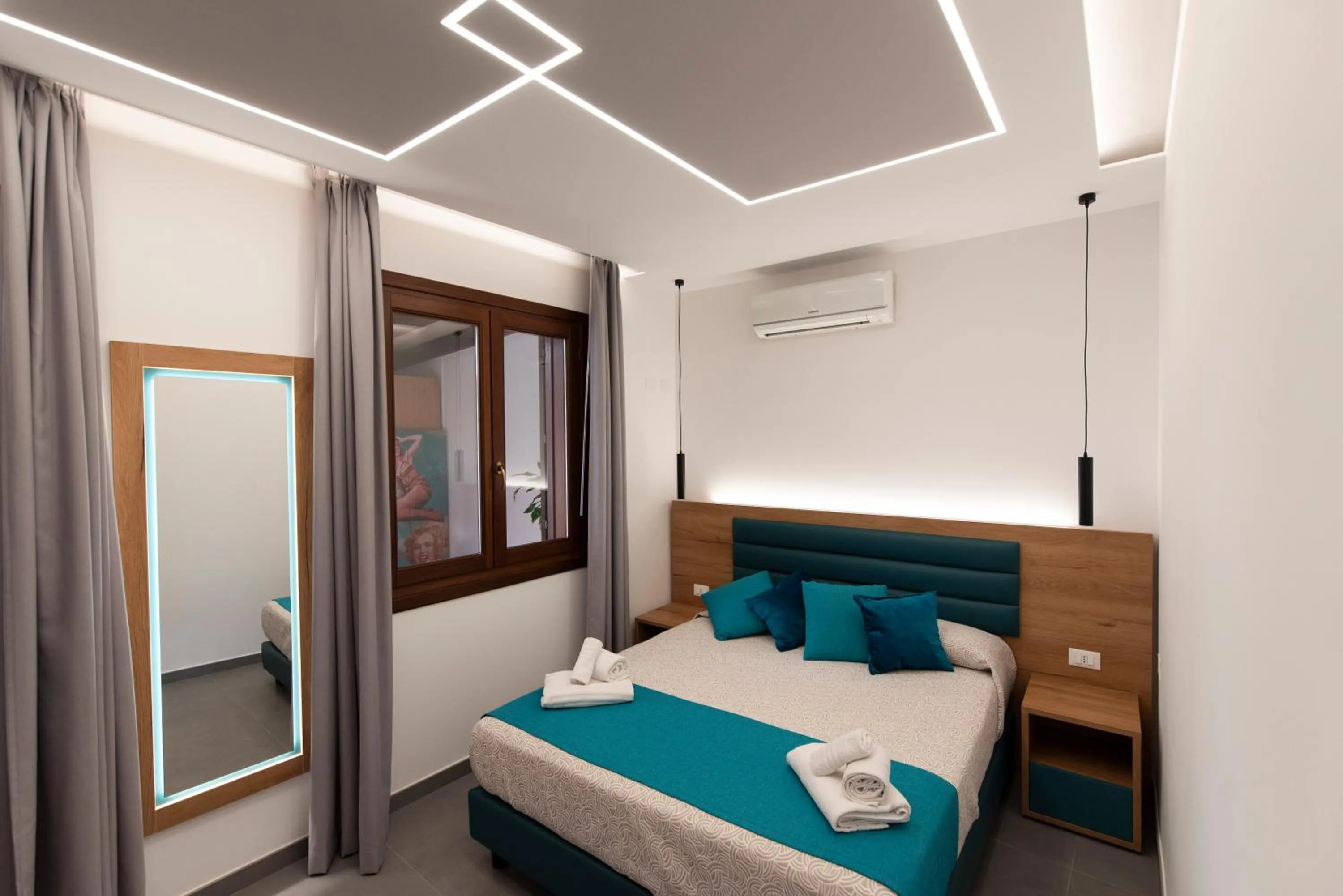 Bedroom, Bed in Affittacamere Aloe