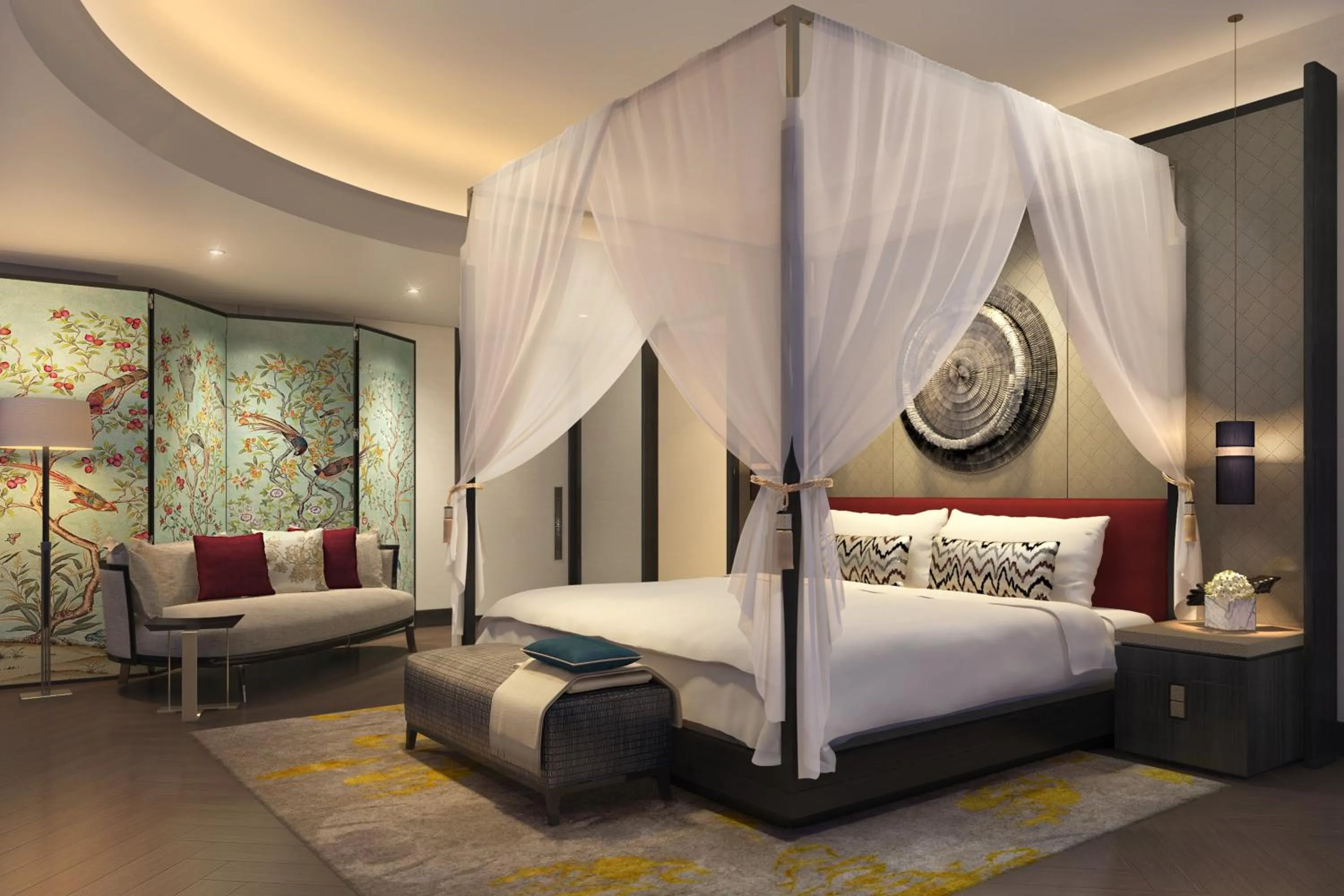 Photo of the whole room, Bed in InterContinental Hefei by IHG