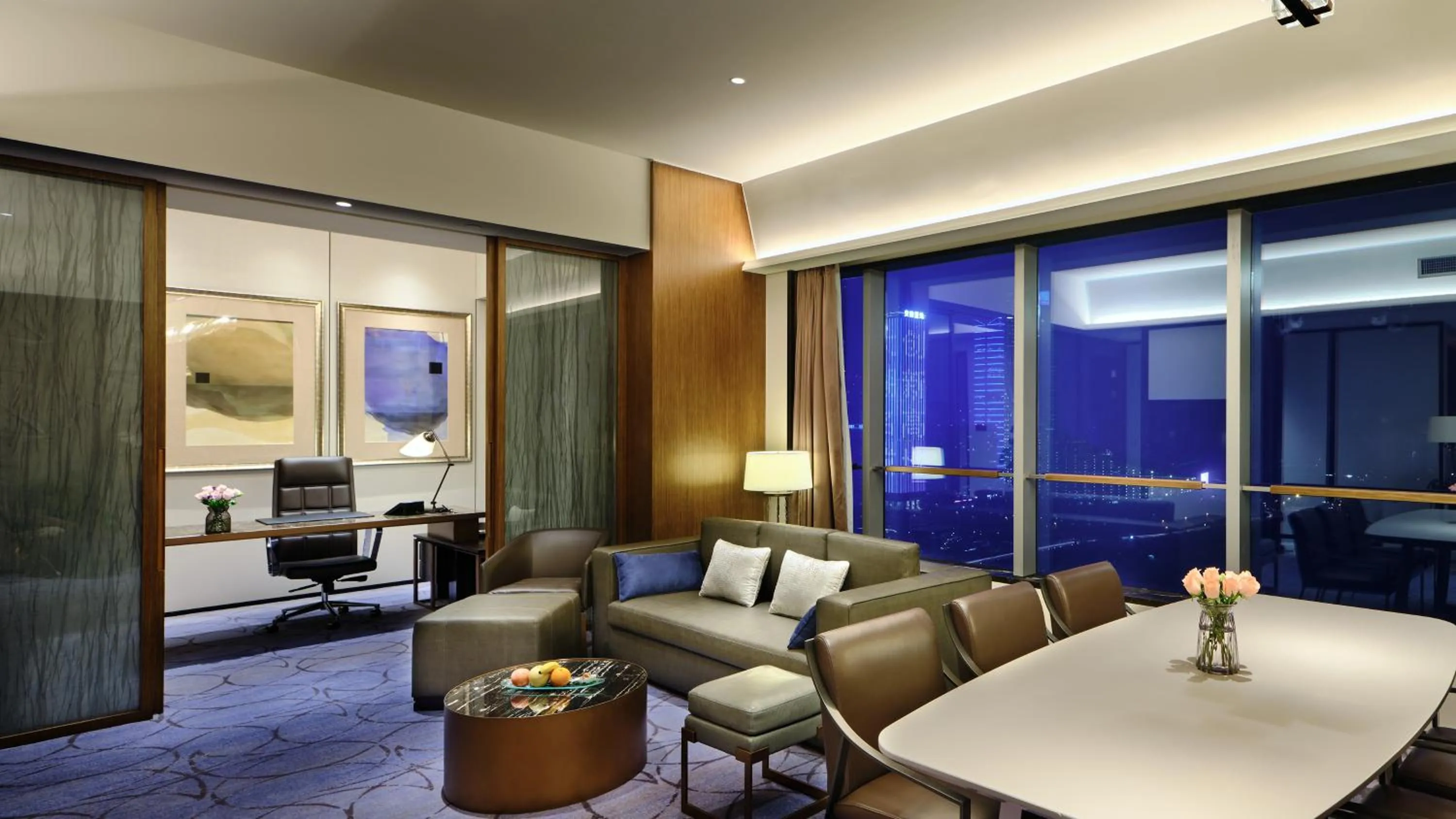 Living room in InterContinental Hefei by IHG