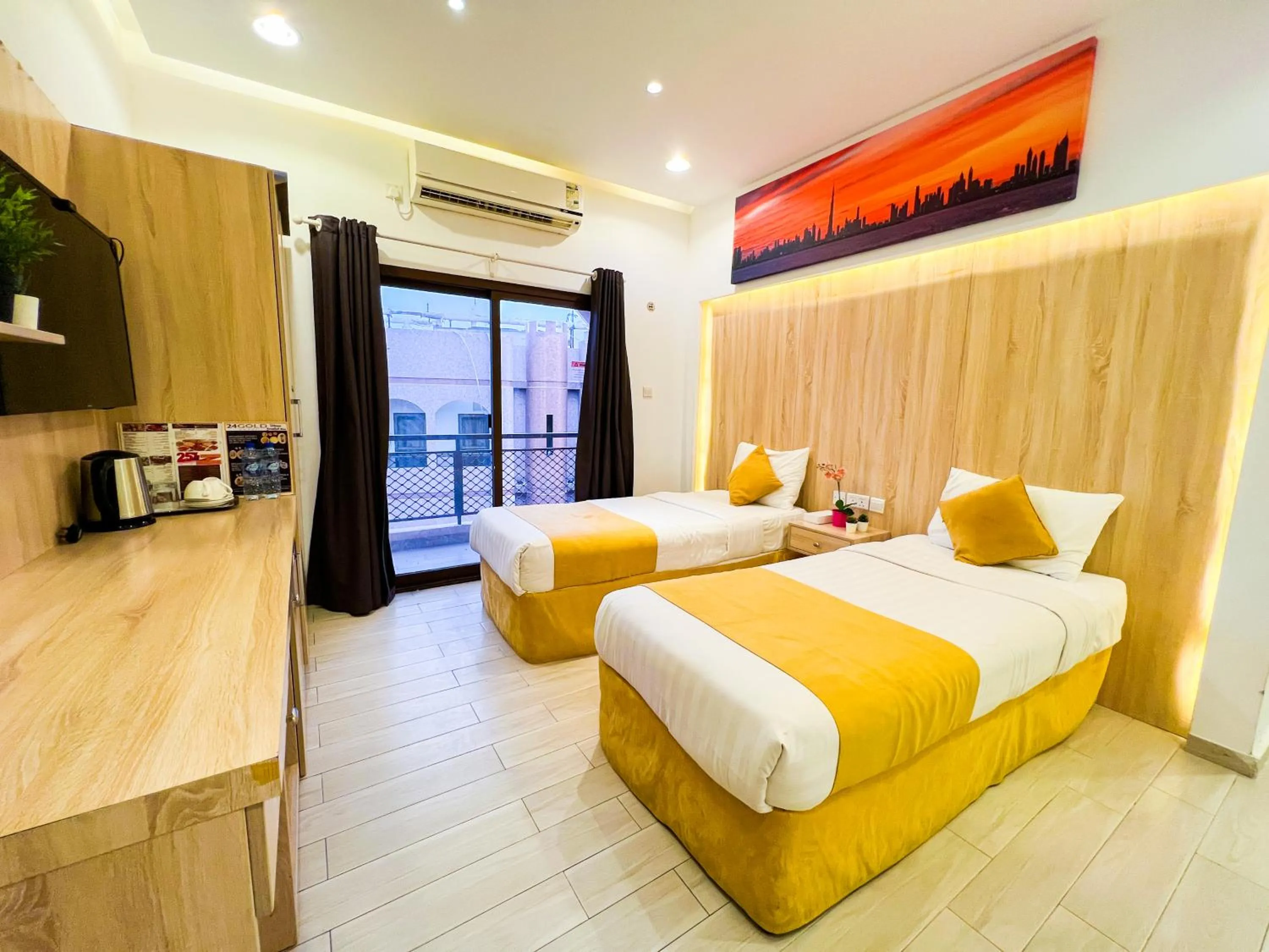 Bed in 24 Gold Hotel