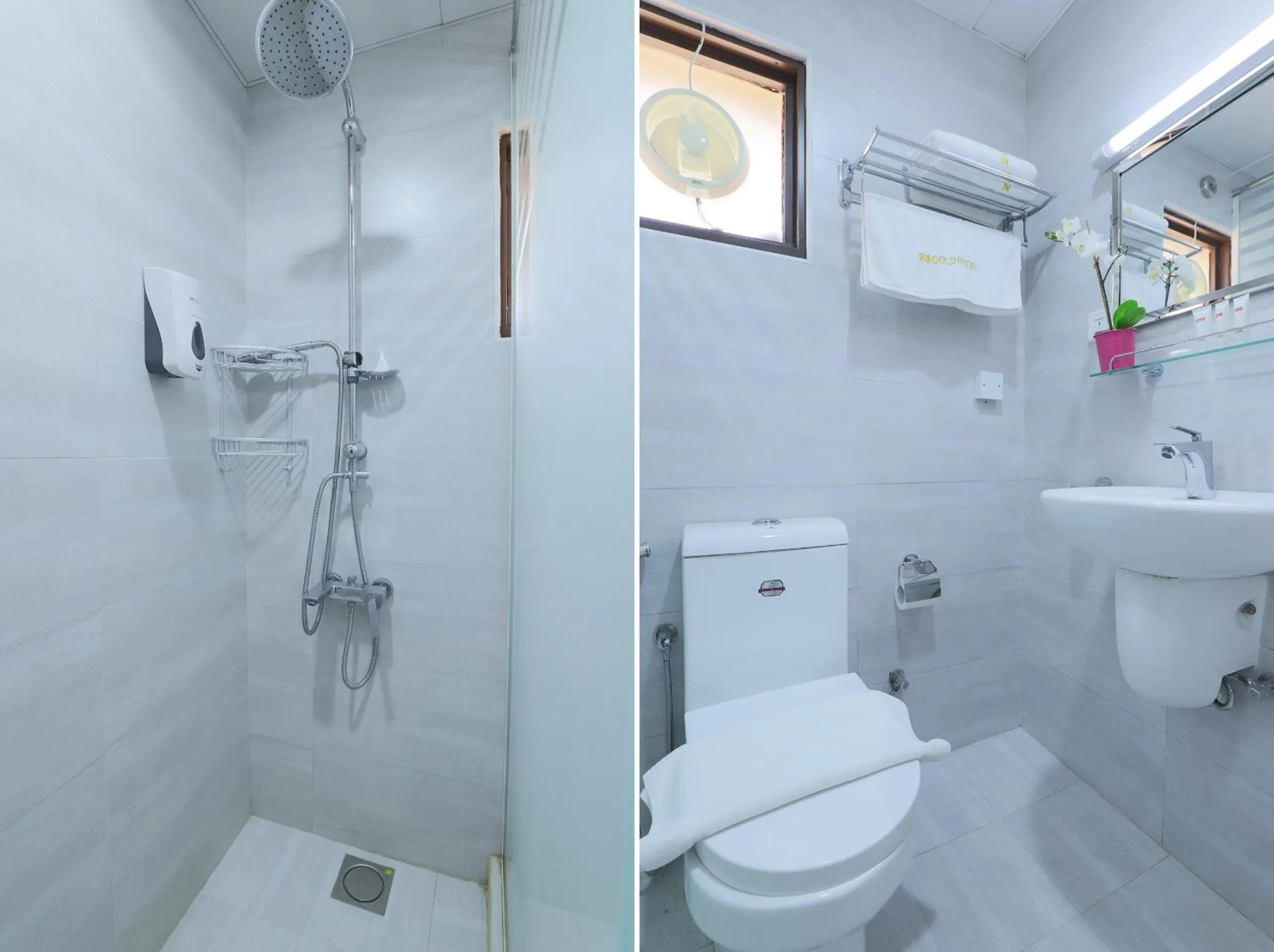 Bathroom in 24 Gold Hotel