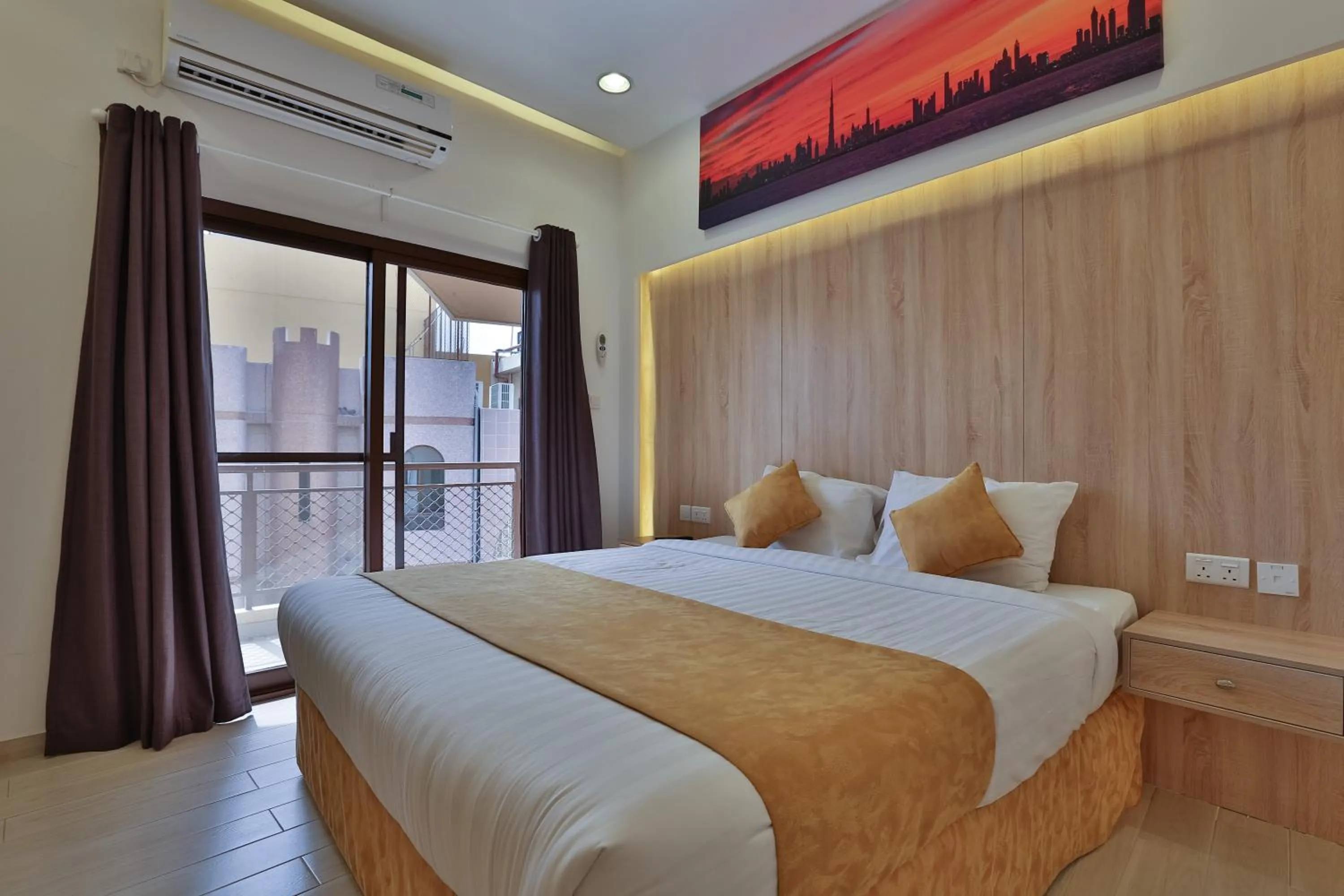 Bed in 24 Gold Hotel