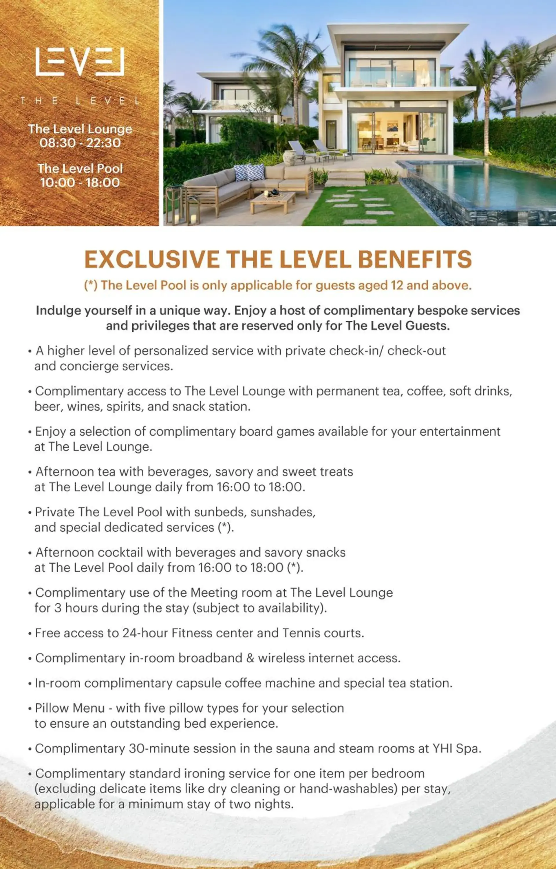 The Level 3-Bedroom Oceandront Pool Villa with Lounge benefits in Melia Ho Tram Beach Resort The Level 3-Bedroom Oceandront Pool Villa with Lounge benefits in Melia Ho Tram Beach Resort