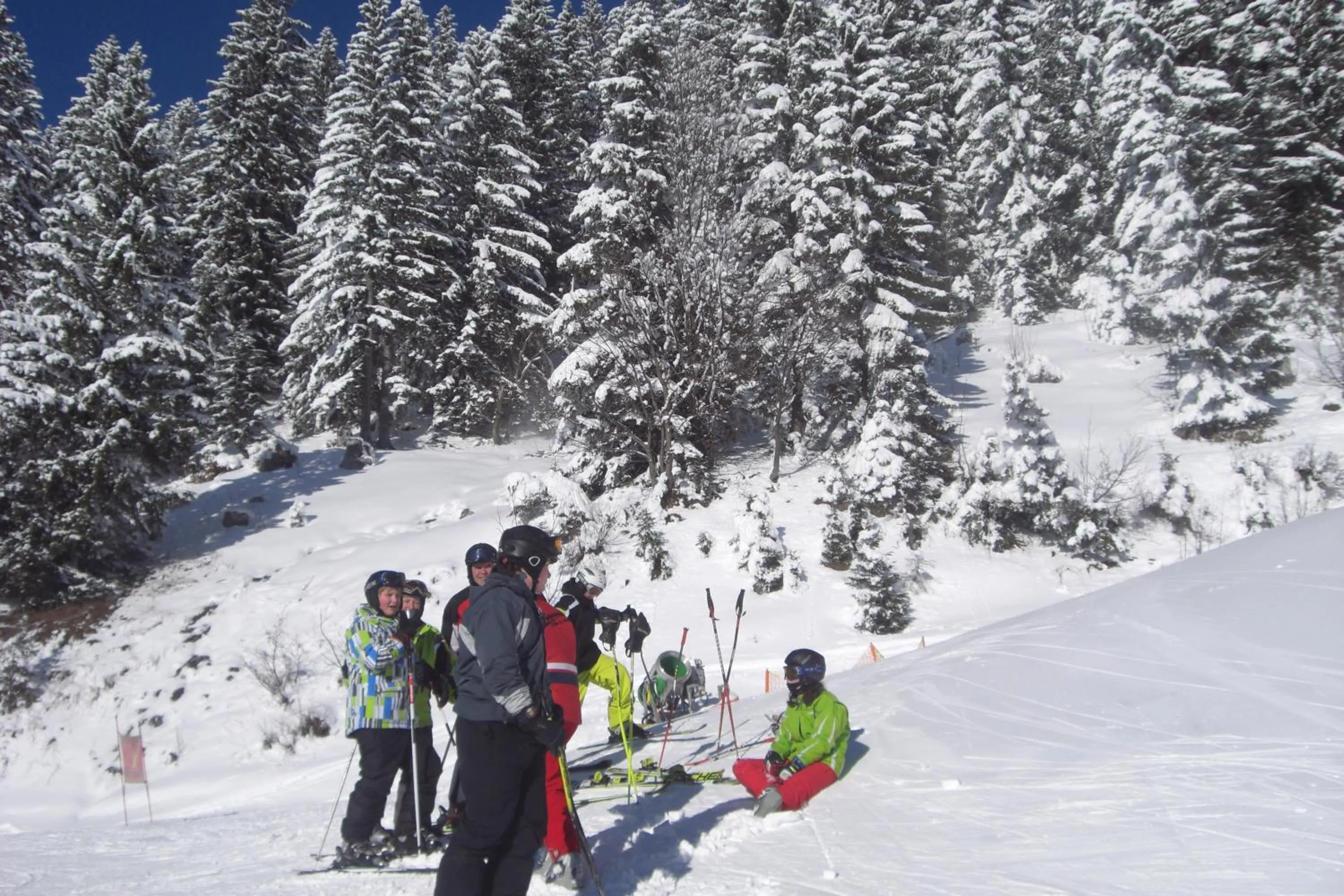 Skiing in Pension Sydler