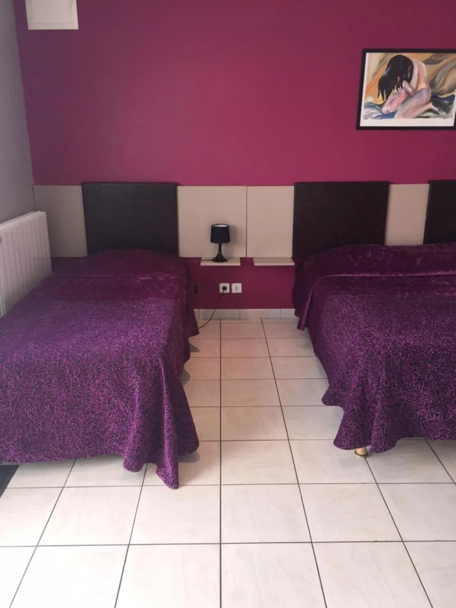 Bed in Hôtel Savary