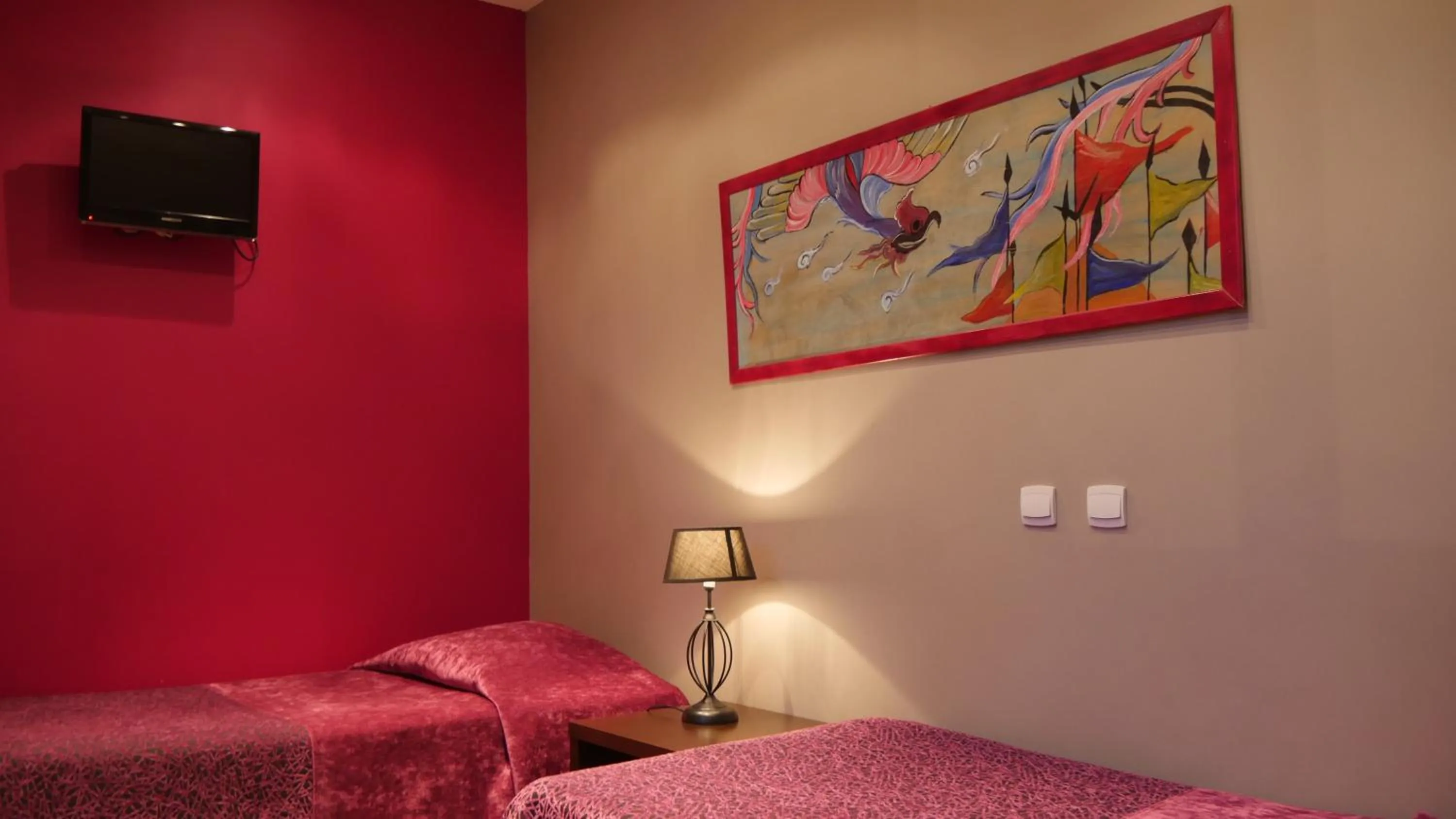 Bed in Hôtel Savary