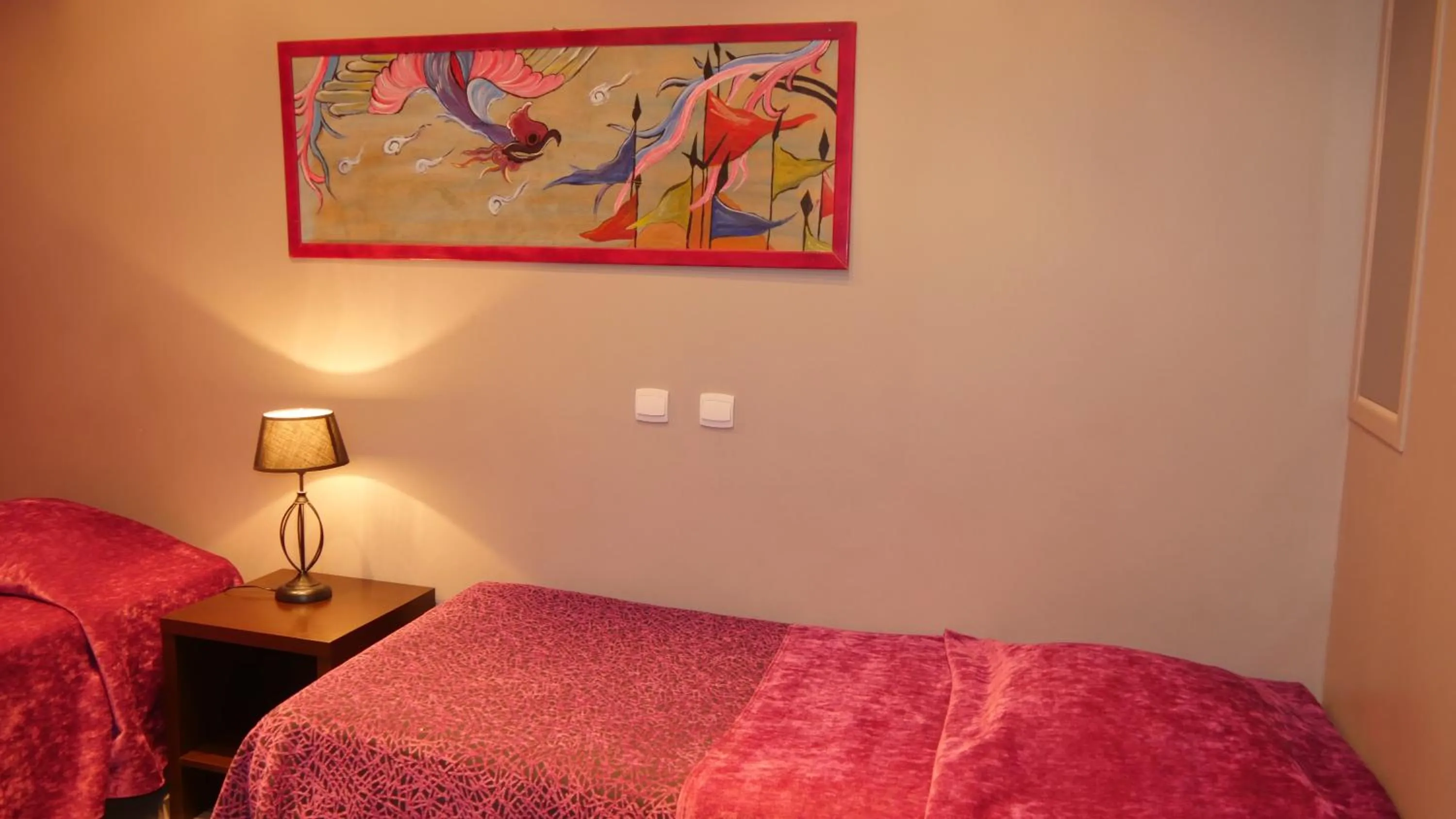 Bed in Hôtel Savary