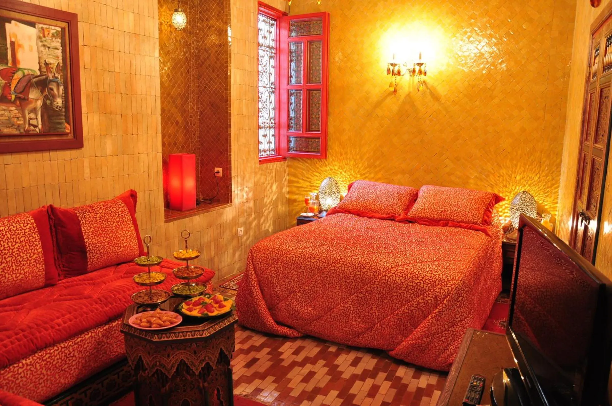 Photo of the whole room, Bed in Riad La Maison Verte