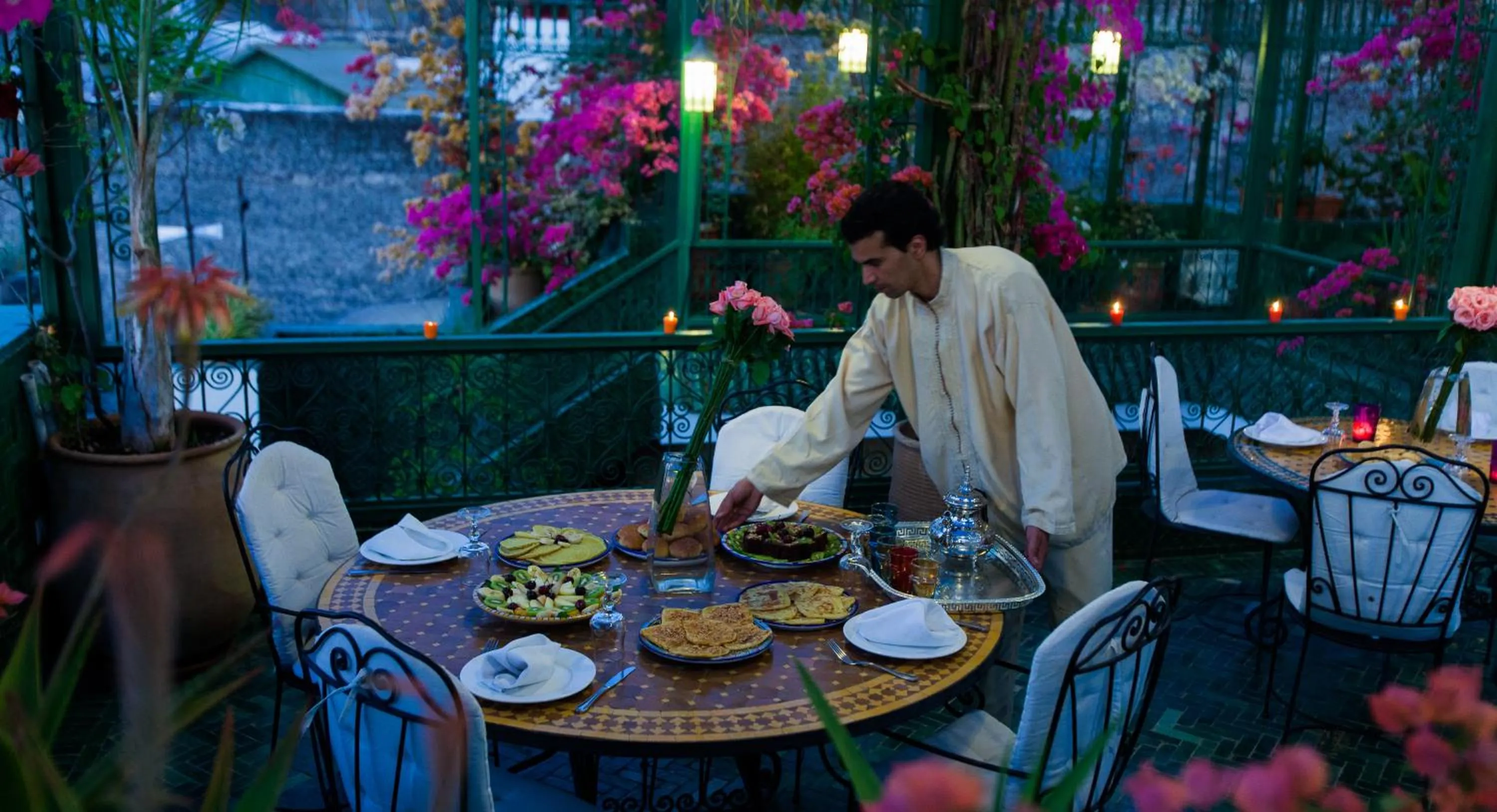Restaurant/places to eat in Riad La Maison Verte